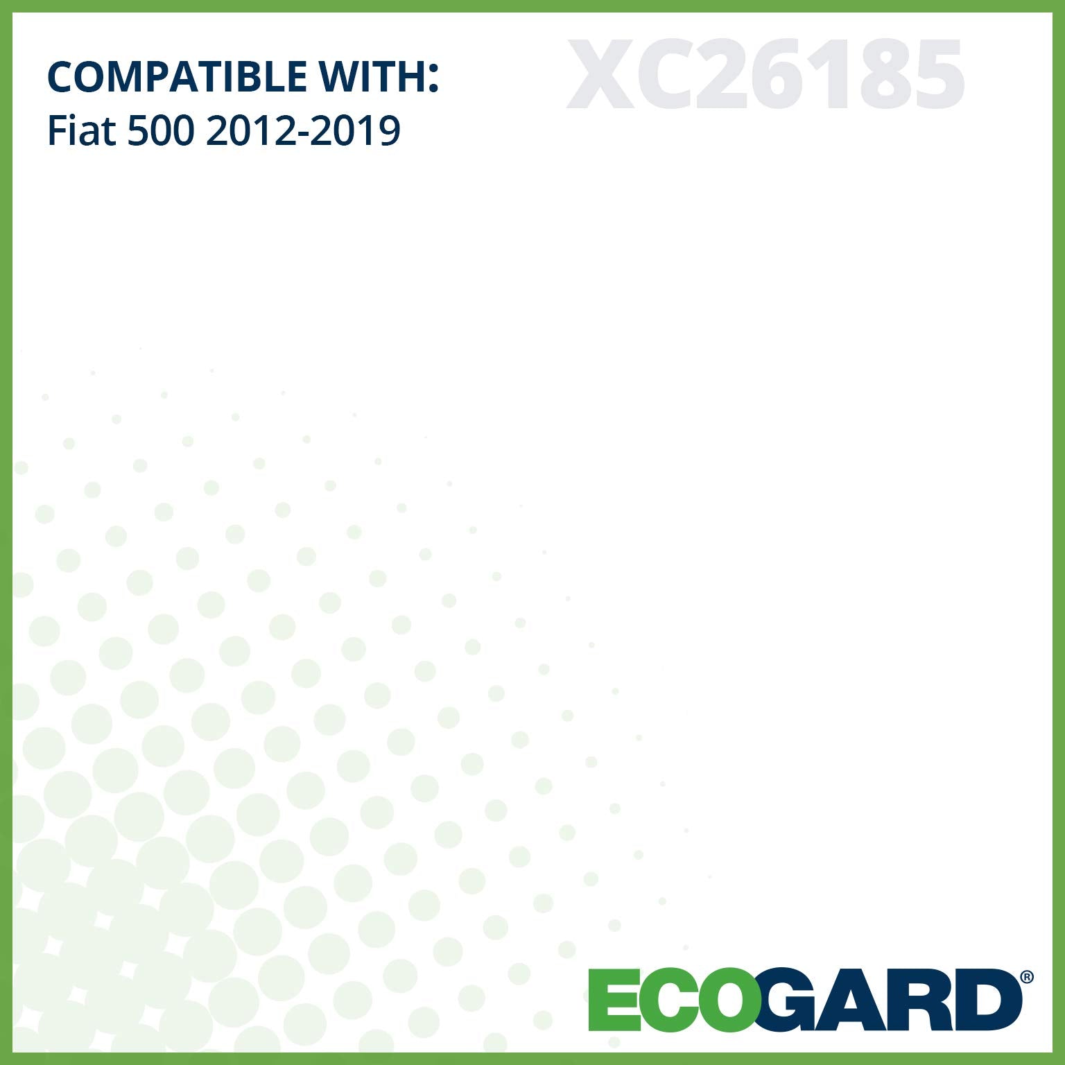 Ecogard Xc26185 Cabin Air Filter Fits 2021-2024 Ram 700, 2017-2024 Promaster Rapid, 2017-2024 Fiat Mobi, 2023-2025 Pulse, 2021-2