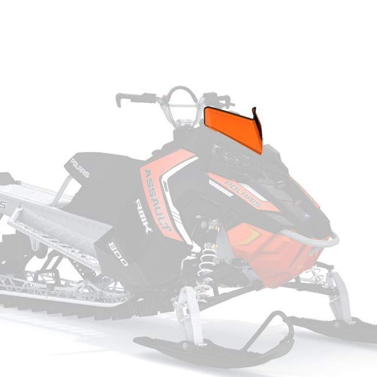 Polaris Snowmobile Low Windshield With Striped Logo