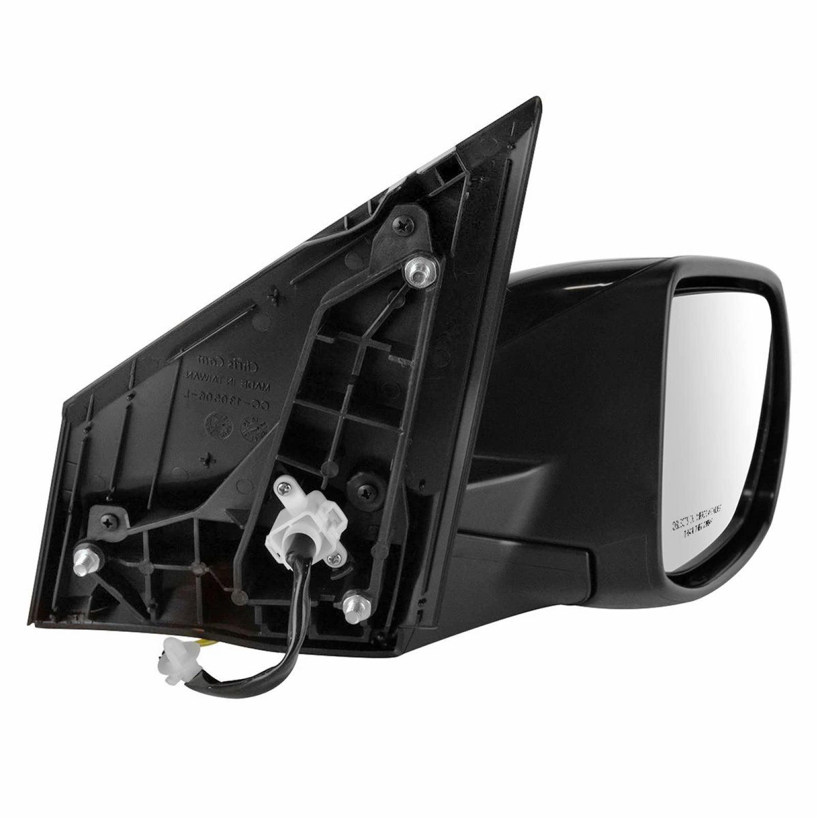 Trq Right Mirror Without Heat With Smooth Cover Passenger Side Compatible With 2012-2014 Honda Cr-V Ho1321268