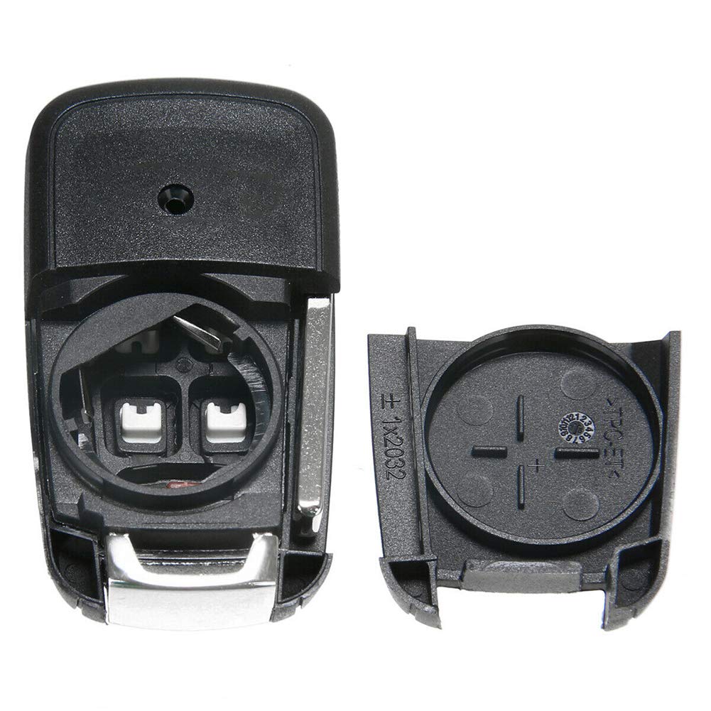 Cauormote Key Fob Shell Case For Chevy Camaro Cruze Equinox Impala Malibu Sonic Gmc, Oht01060512 315Mhz, 2 Pack(Shells Only)