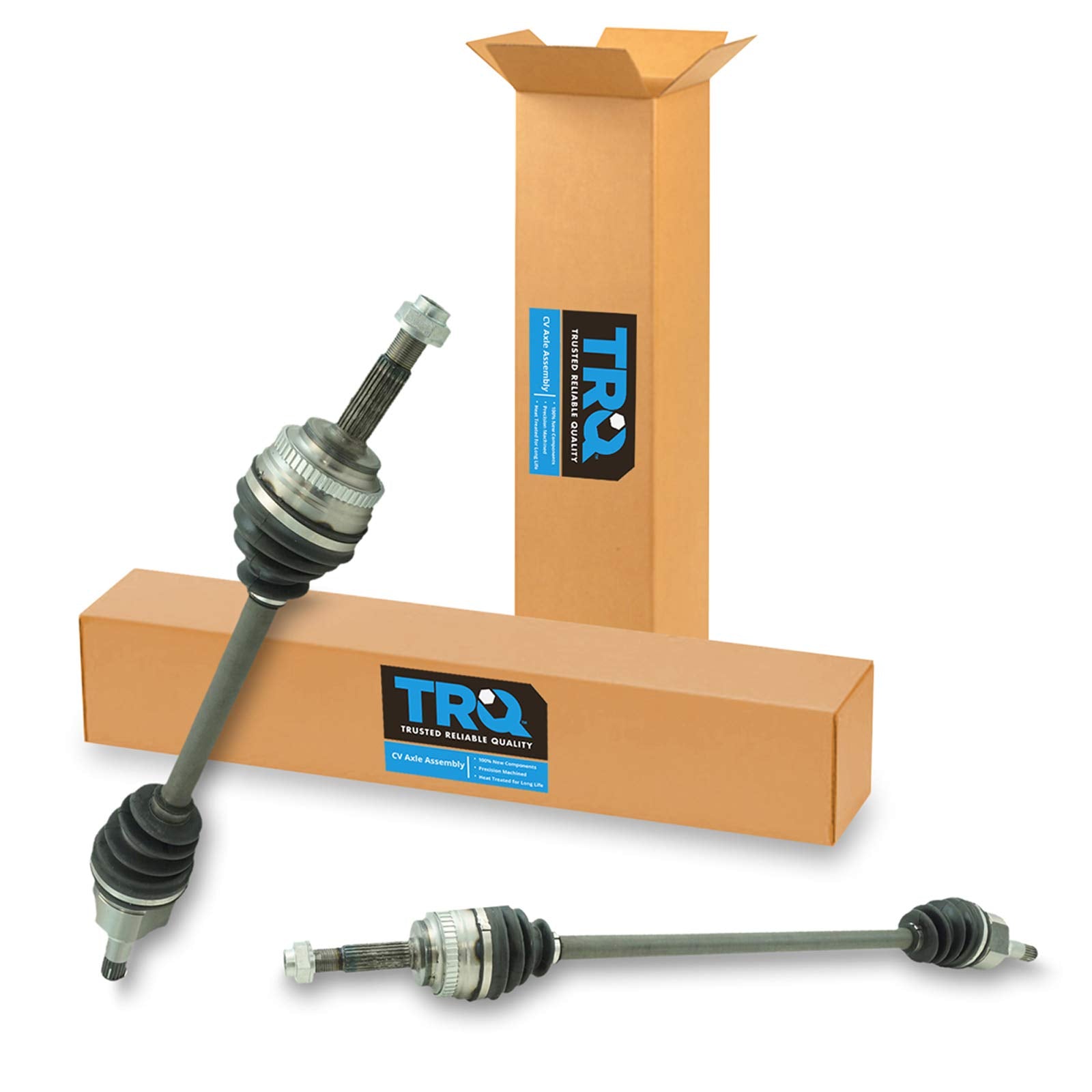 Trq Front Cv Axle Shaft Assembly Set Compatible With 2004-2006 Scion Xa Xb 2000-2005 Toyota Echo