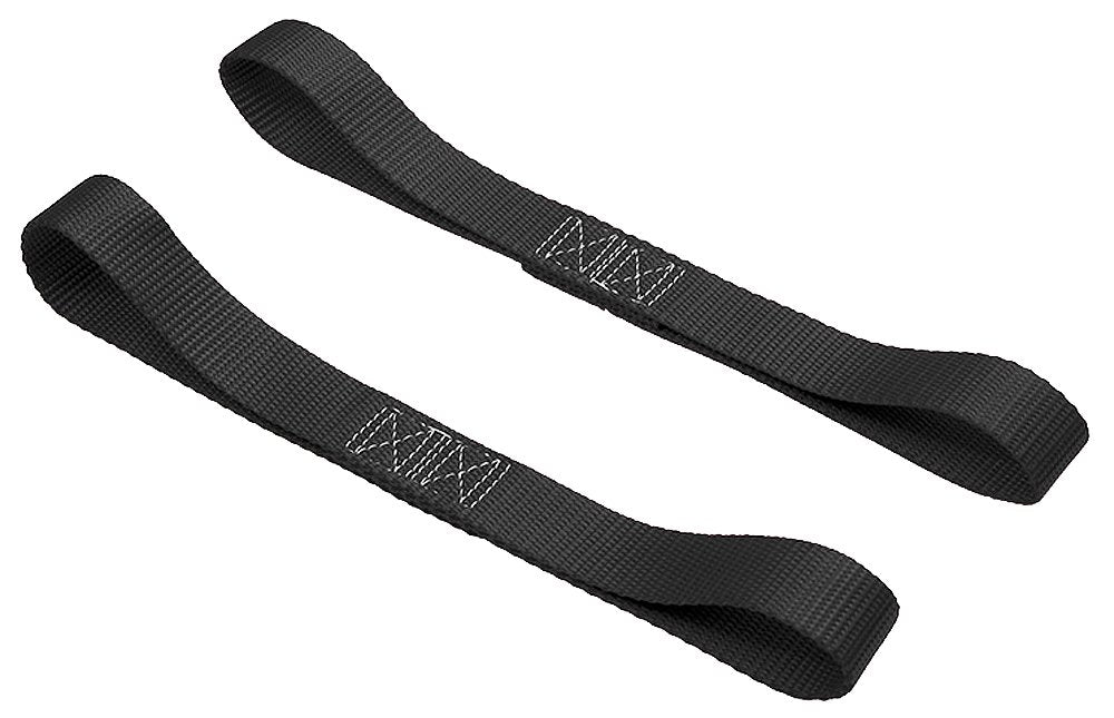 Powertye 42122 Black 1'' X 12'' Soft-Tye Soft Hook Extention