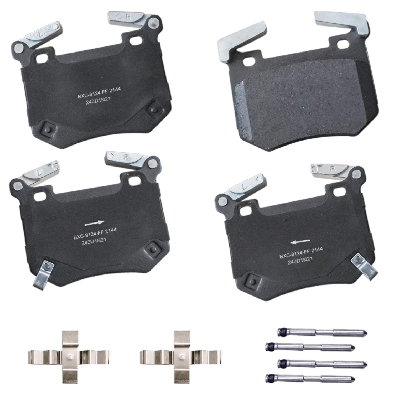 Bendix Premium Sbc2144 Ceramic Rear Brake Pads For Genesis G70 2024-2019, Kia Stinger 2023-2018