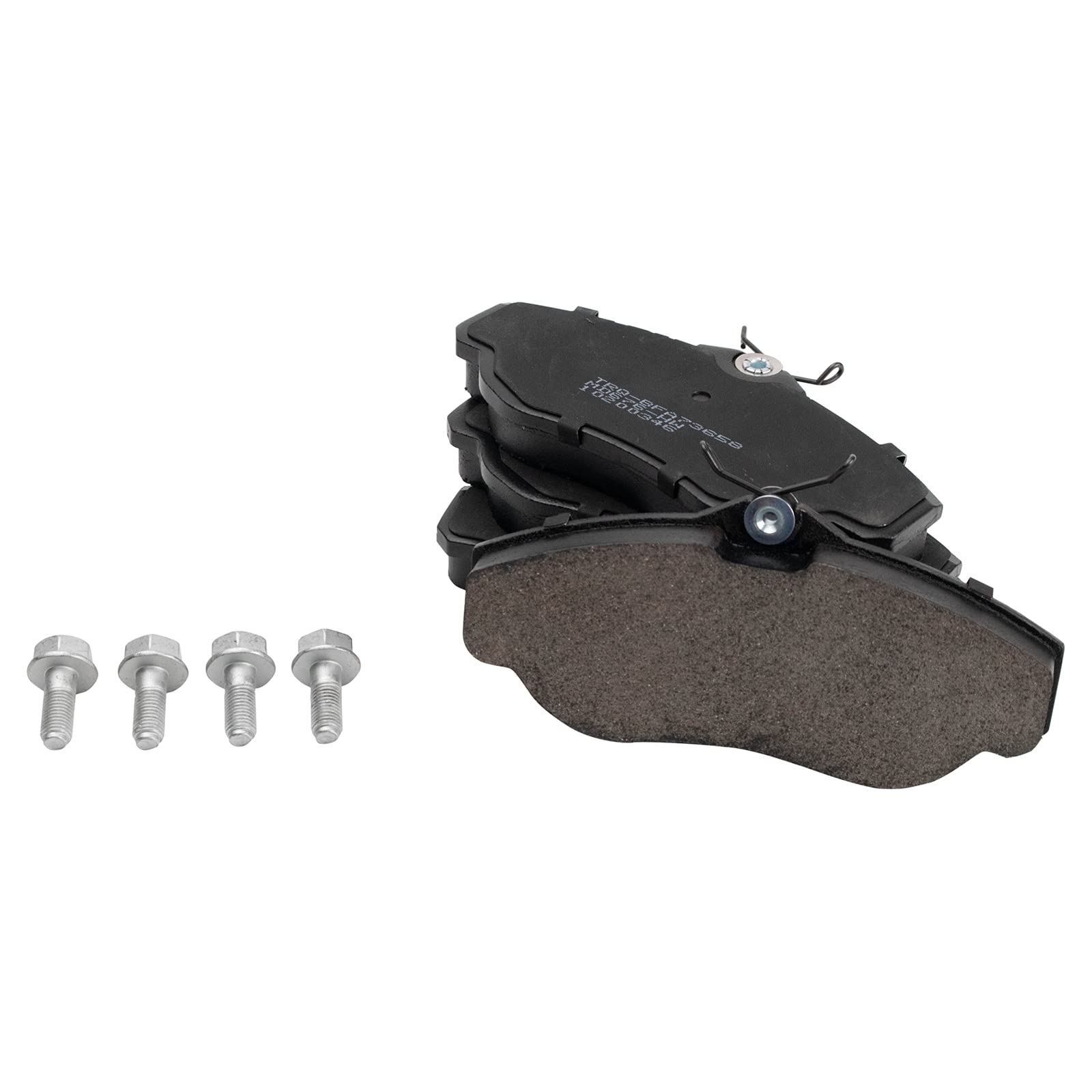 Trq Front Brake Pad & Rotor Kit Brake Pads Brake Rotor Semi-Metallic Compatible With 1999-2004 Land Rover Discovery