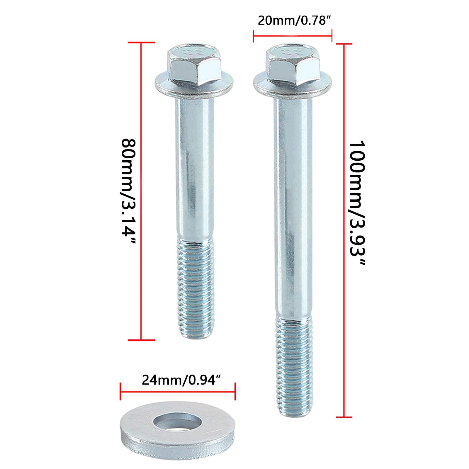 GSTP 12pc Engine Stand Bolt Kit Stand Bolt Flange Compatible with LSX LS LS1 4.8L 5.3L 6.0L 6.2L LR4 LQ4 LS6 LQ9 L33 LS2 LH6 L92