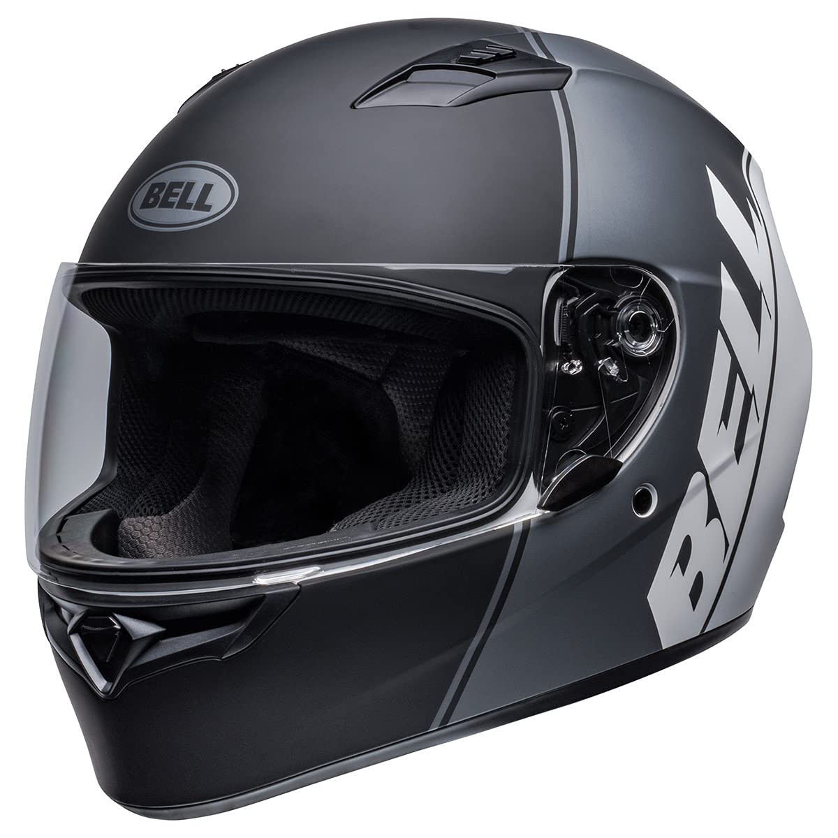 Bell Qualifier Full-Face Motorcycle Helmet (Ascent Matte Black/Gray - Small)
