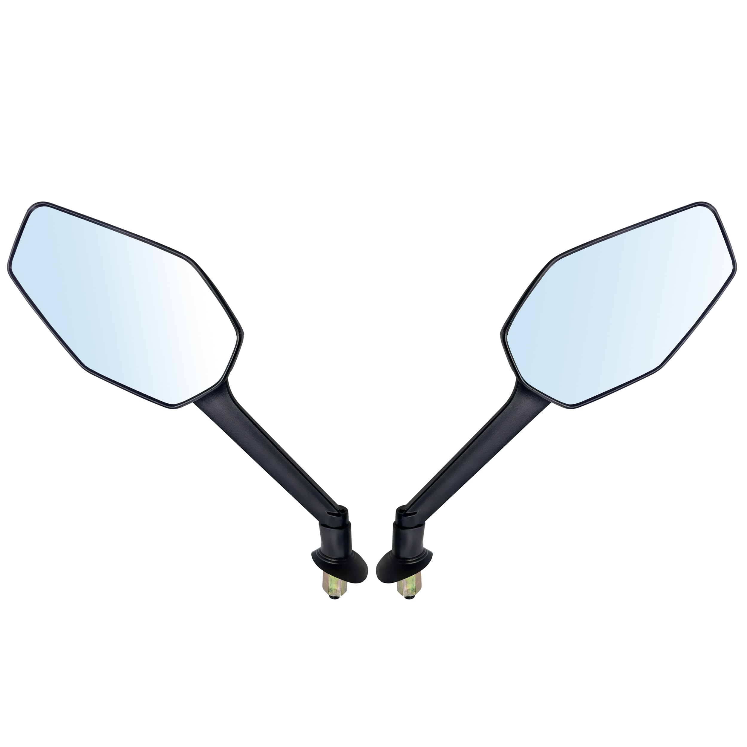 Mamiko 8Mm Motorcycle Mirrors Universal For 7/8''Handlebars Bike Mirror Compatible With Atv Snowmobile Scooter Moped Dirt Bike S