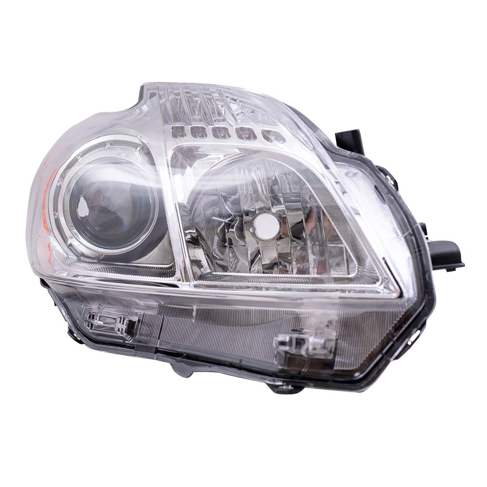 Brock Aftermarket Replacement Driver Left Passenger Right Halogen Combination Headlight Assembly Set Compatible With 2012-2015 T