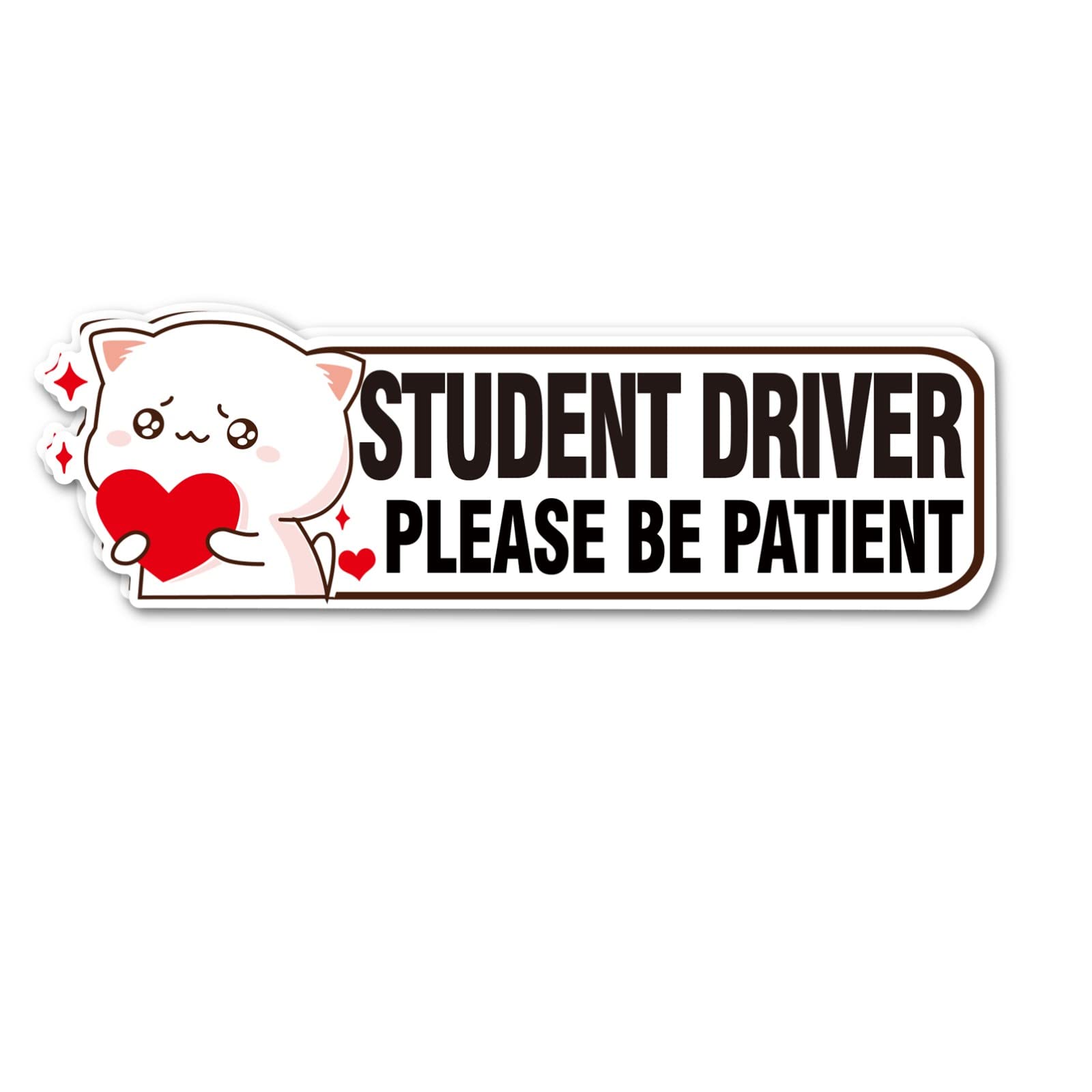Patient Please Wait New Driver Decal Sign - Girl Safety Magnet For Car