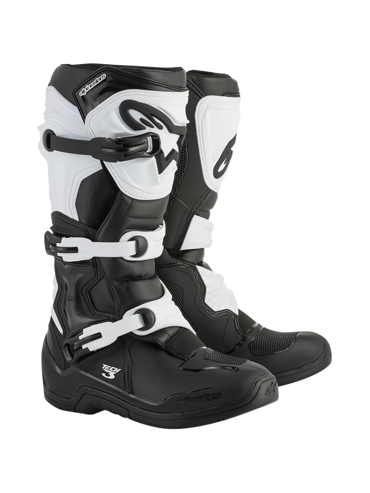Alpinestars 2013018-12-11 Mens Tech 3 Motocross Boot, Black/White, 11