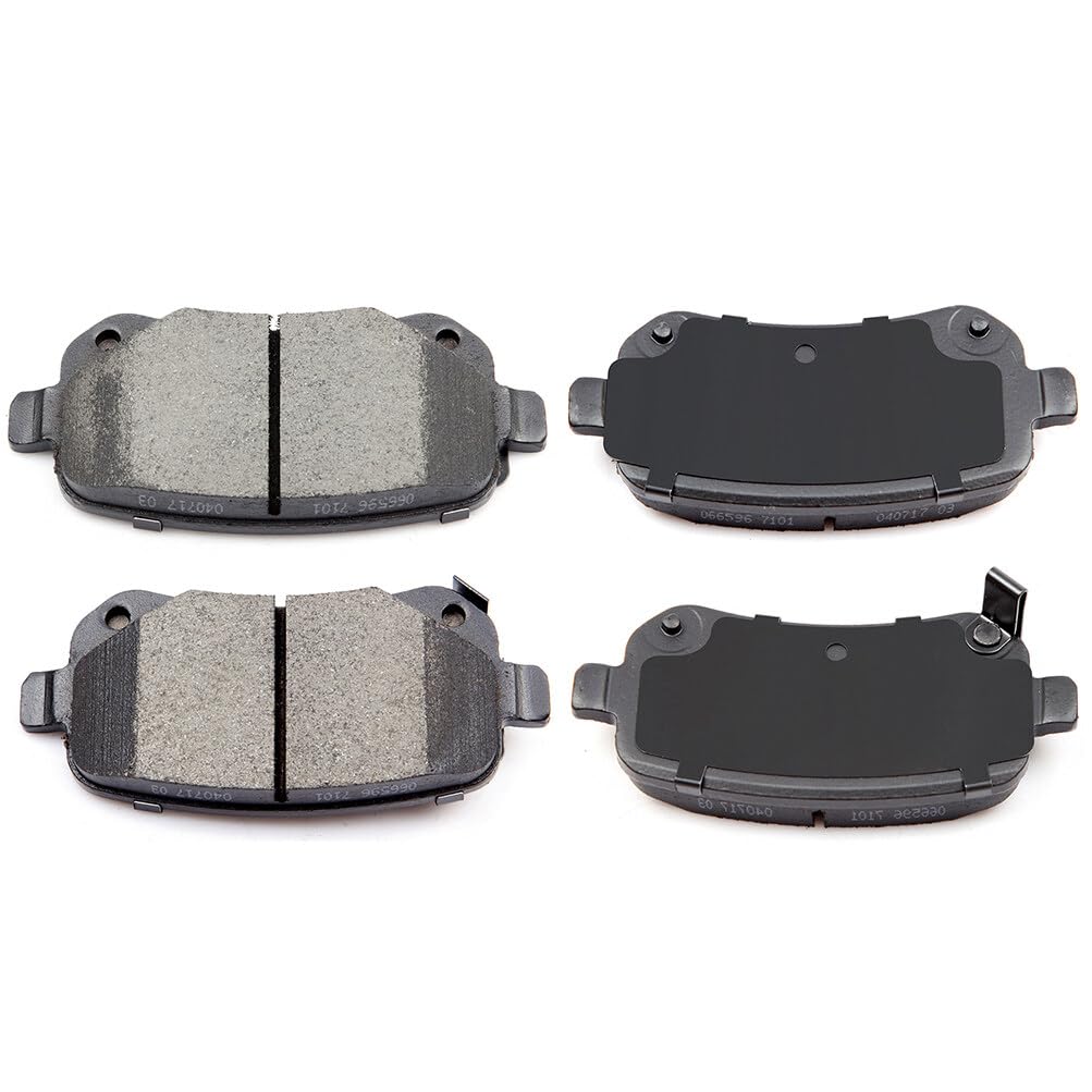 Eccpp D1326-8438 Rear Ceramic Disc Brake Pad Set Fit For Chrysler Town & Country 2008-2012,For Dodge Grand Caravan 2008-2012,For