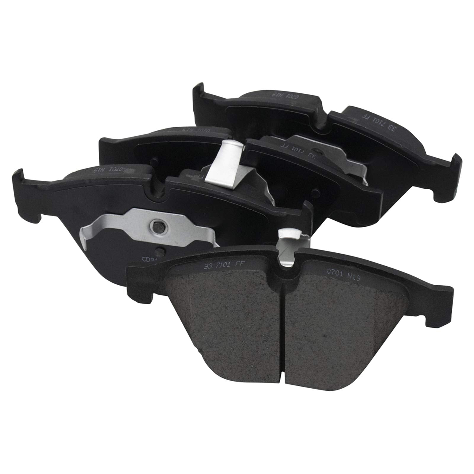 Trq Front Brake Pad & Rotor Kit Brake Pads Brake Rotor Ceramic Compatible With 2007 Bmw 328I 328Xi