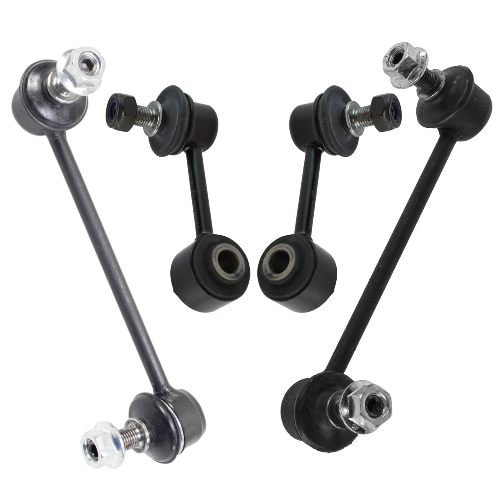 Trq Front & Rear Sway Bar Stabilizer Link Set Compatible With 2003-2008 Mazda 6