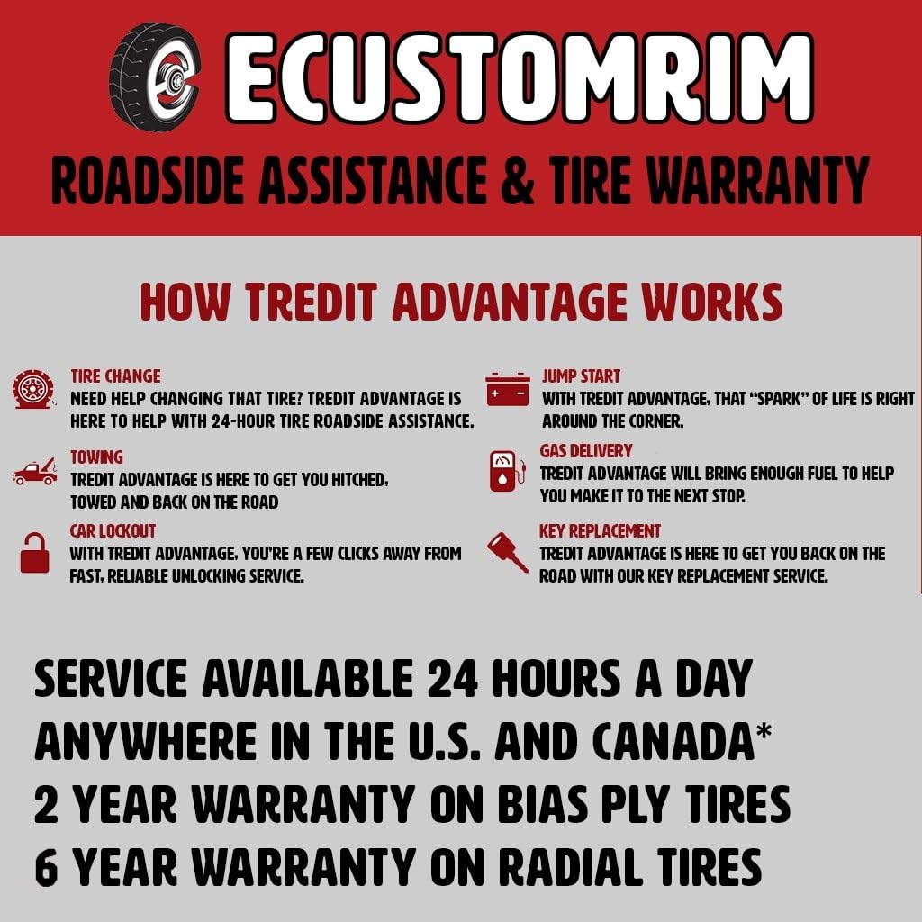 Ecustomrim 2-Pack Trailer Tire Rim 4.80-12 12 In. Load Range C 5 Lug Galvanized Spoke Wheel - 2 Year Warranty W/Free Roadside