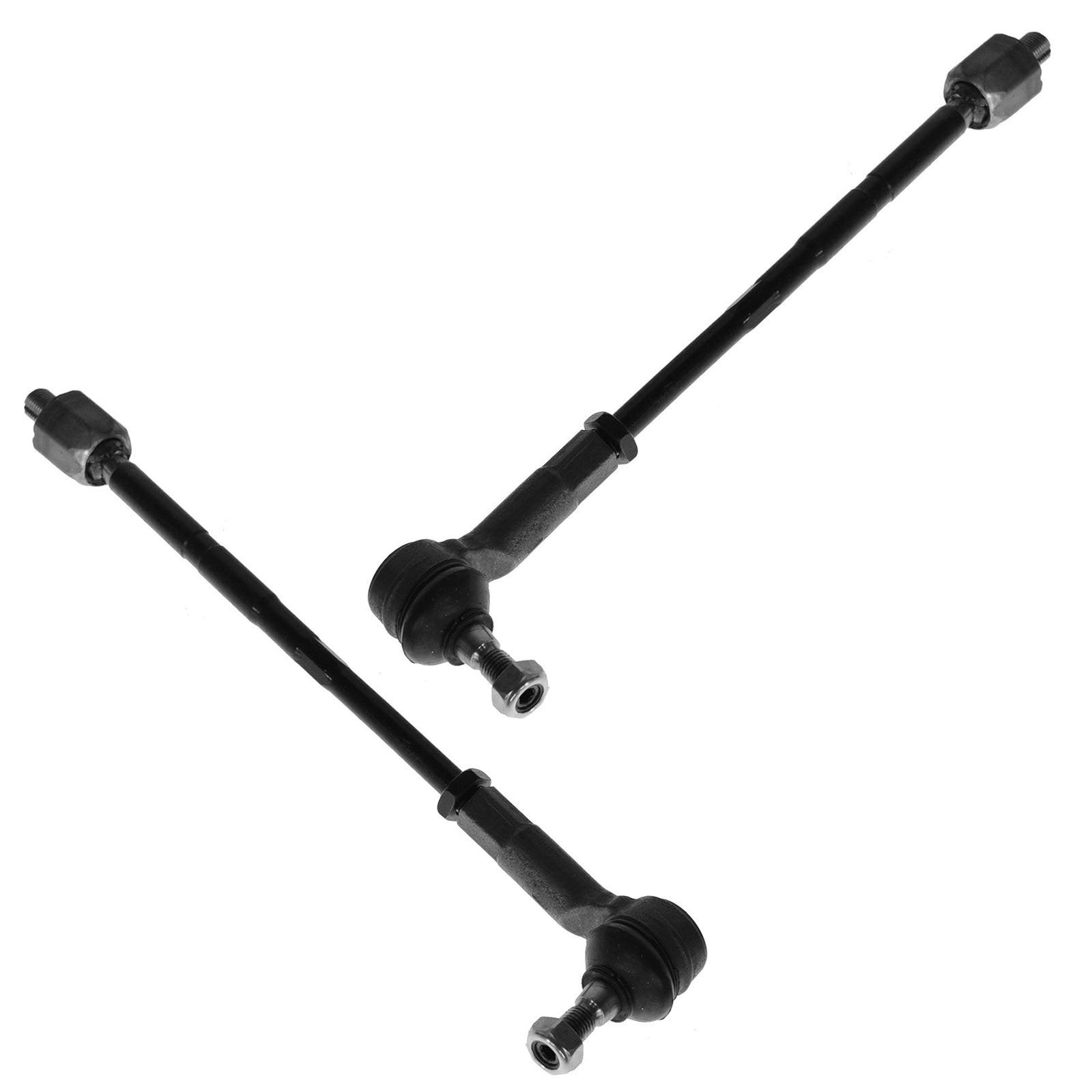 TRQ Front Inner and Outer Tie Rod Set Compatible with 1998-2010 Volkswagen Beetle 1999-2006 Golf 1999-2005 Jetta