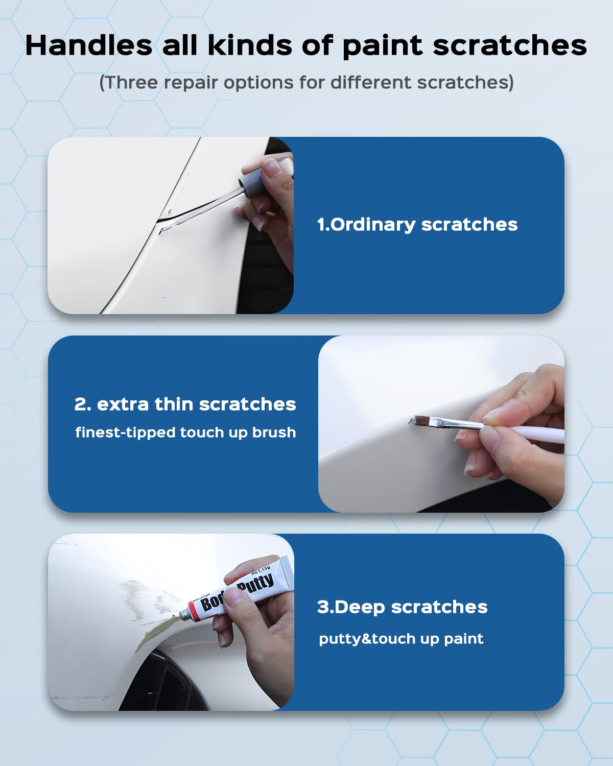 Teslaunch Titan Silver(354) For Bmw Car Touch Up Paint Kit,Exact Match Car Scratch Repair Touch Up Paint Kit (Titan Silver Metal