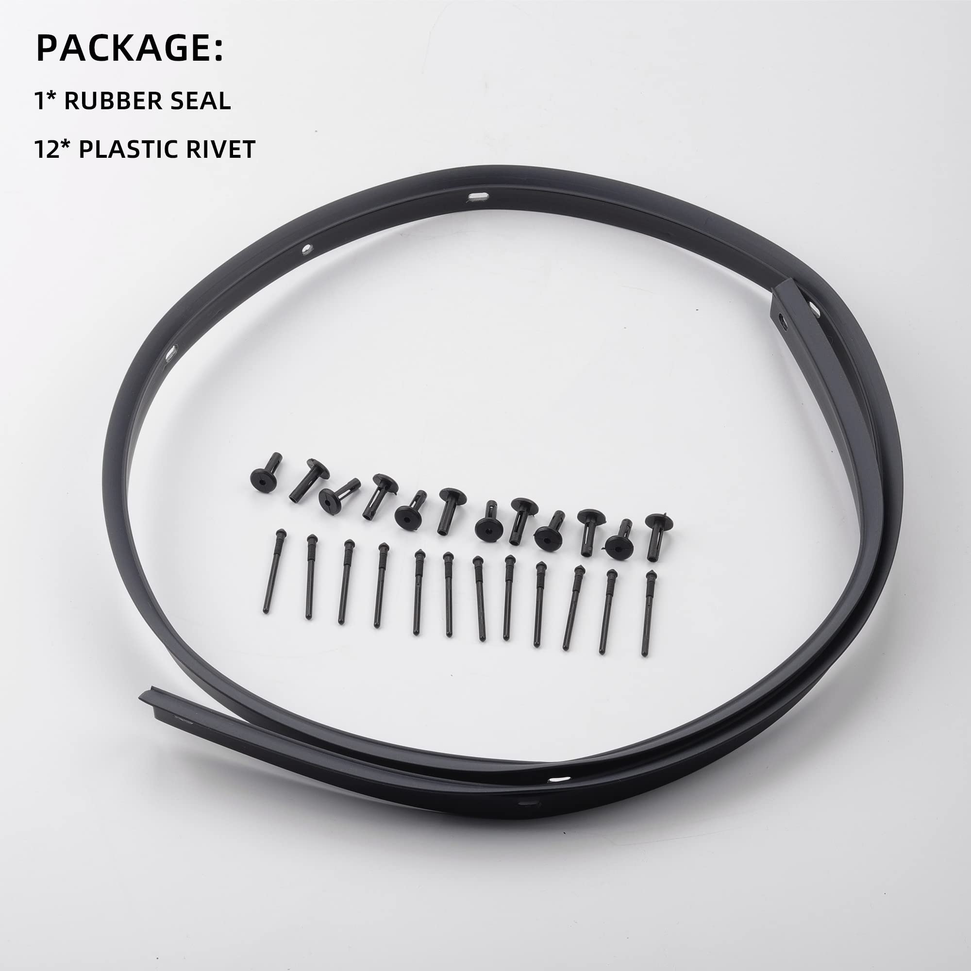 Dasbecan Front Bumper Hood Seal Rivets Compatible With 2008-2019 Dodge Challenger Replaces# 68051392Ab 68051392Aa