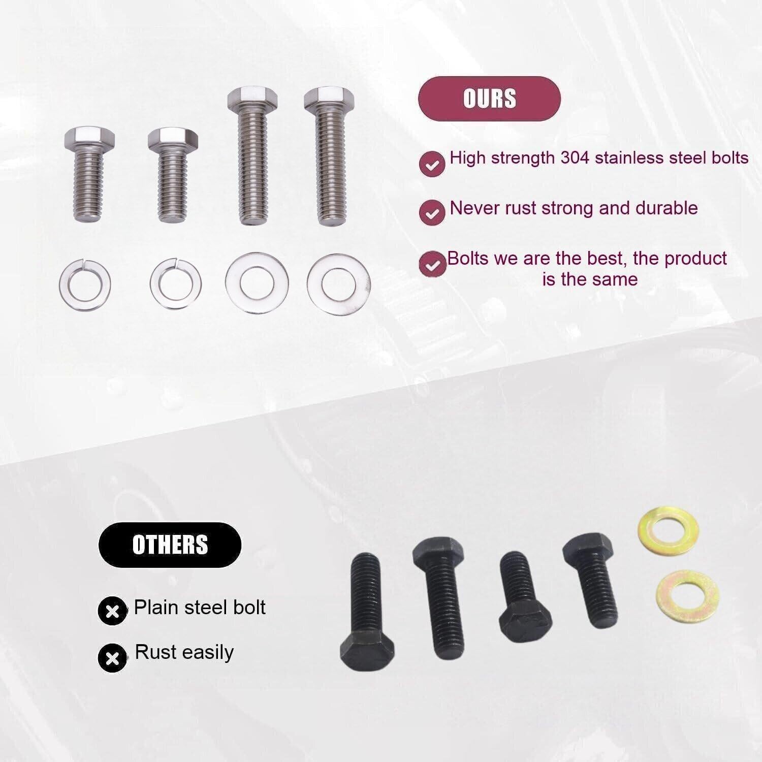 VPZMT 1'' Inch Lowering Kit Fits for 2008-2023 Harley Touring Street Glide/Road Glide/Ultra Limited/Special CVO Lowering Blocks