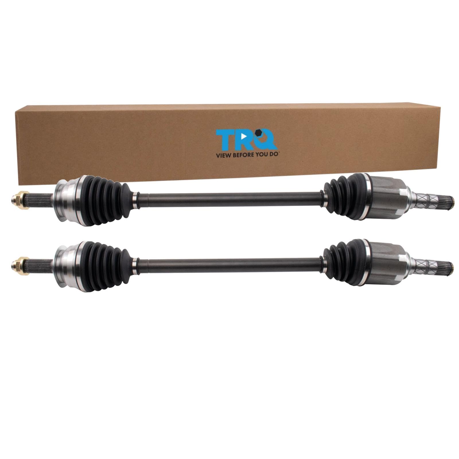 Trq Front Cv Axle Shaft Assembly Set Compatible With 2006-2007 Subaru B9 Tribeca 2015-2019 Legacy Outback 2008-2014 Tribeca