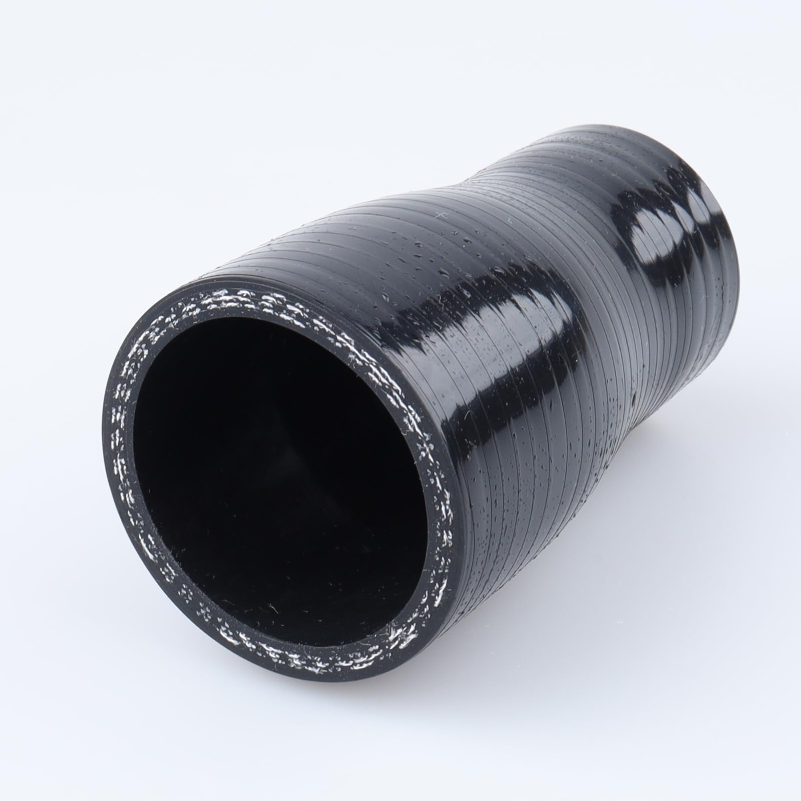 Ac Performance Id 1-9/16'' To 1'' (40Mm To 25Mm) Silicone Hose Straight Reducer 3-Ply Reinforced Black, 3'' Length