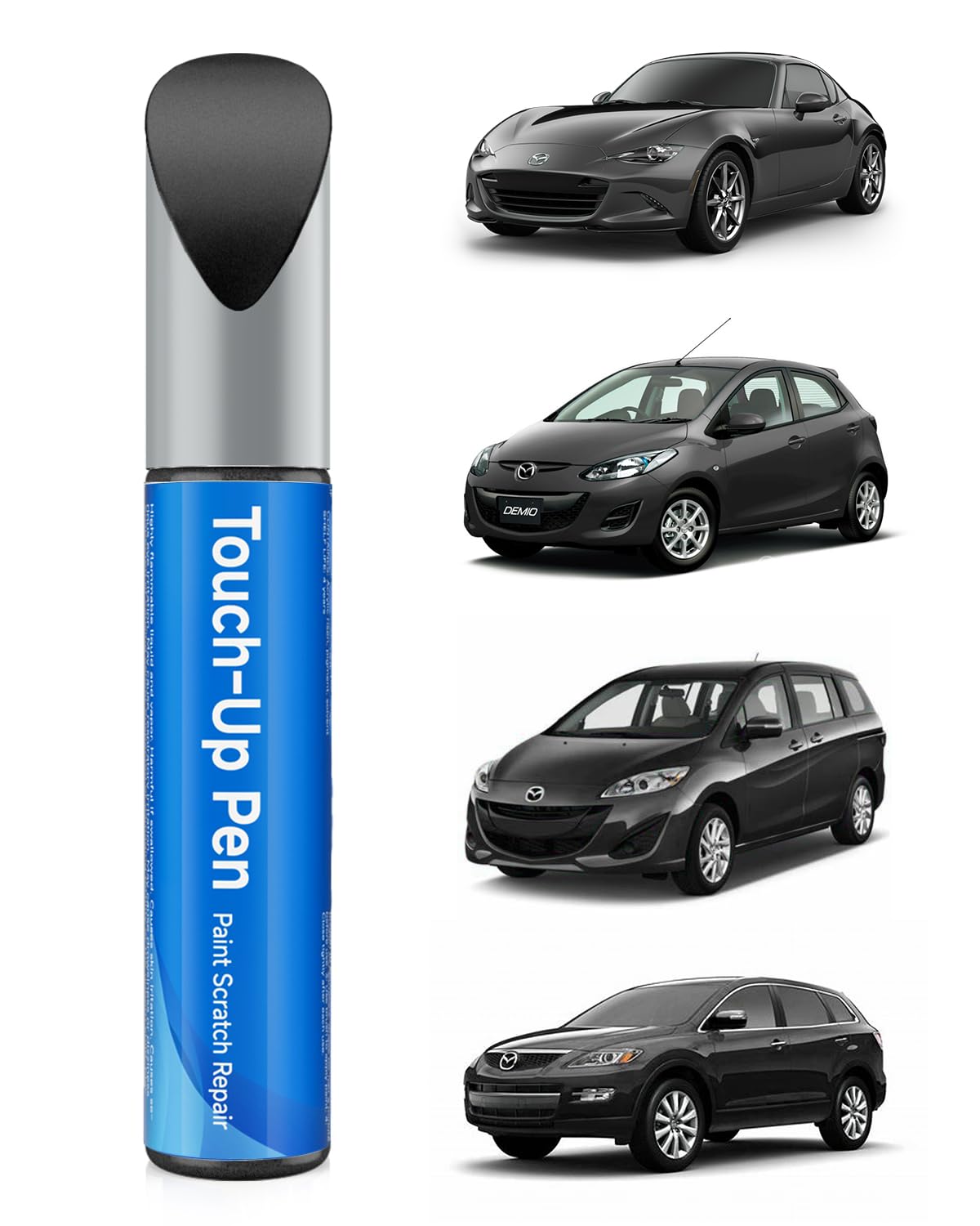 RSACET 46G Machine Gray Metallic Touch Up Paint Compatible with Mazda Exact Match Touch Up Paint Car Scratch Repair