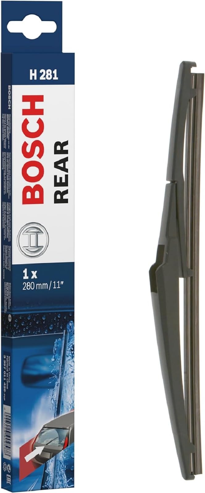 Bosch Automotive H281 Rear Wiper Blade; 11' - Single