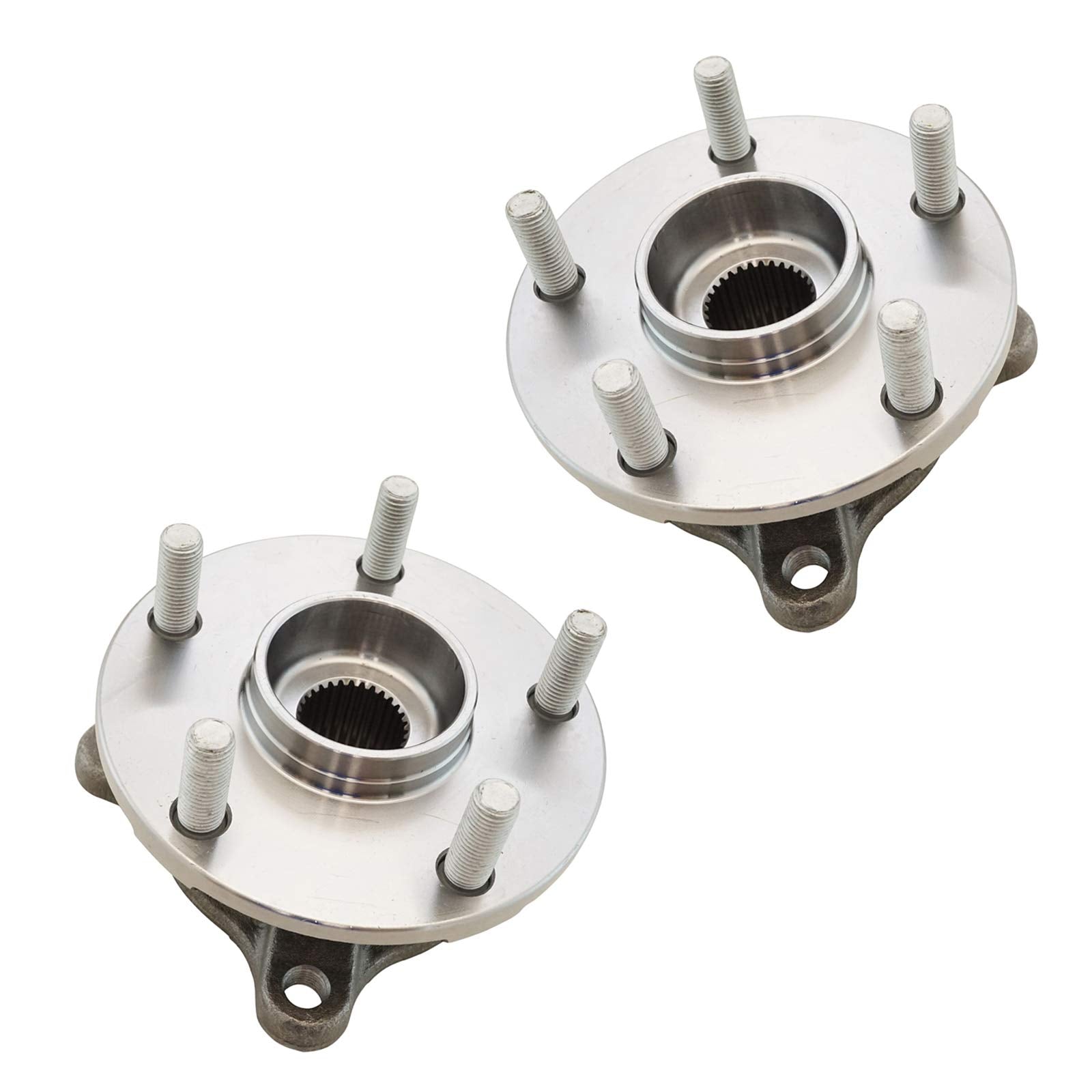 Trq Front Wheel Hub Bearings Assembly Set Compatible With 2006 Lexus Gs300 2007-2020 Gs350 2006-2015 Is250 2016-2019 Is300 2011-