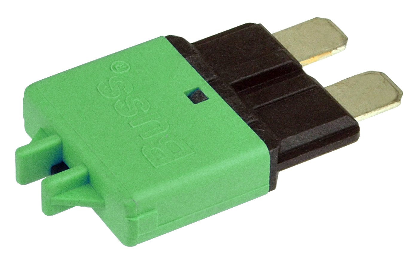 Bussmann Cb227-30 Cb227 Series Automotive Circuit Breaker (Plug In Mounting, 30 Amps, Blade Terminal Connection)