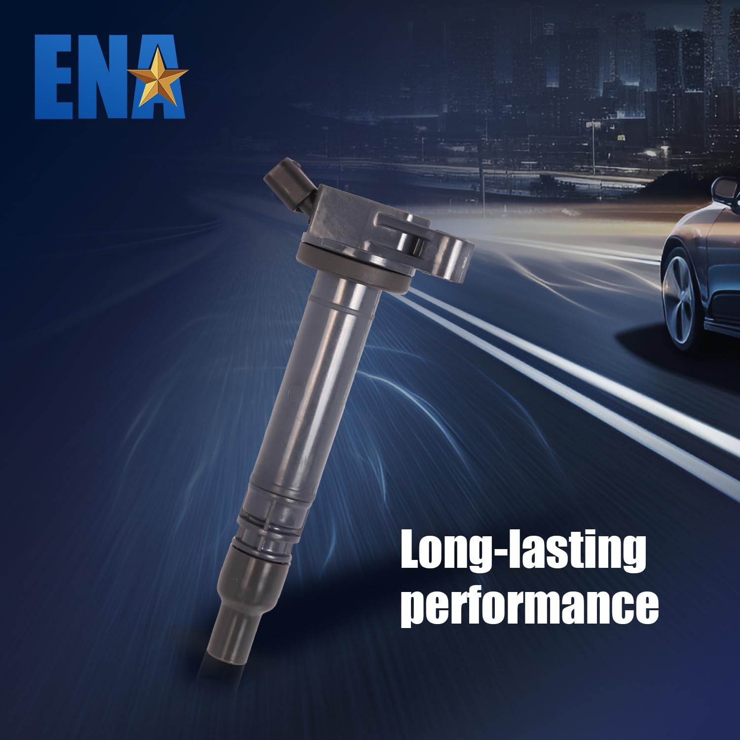 ENA Ignition Coil Pack Compatible with Lexus Toyota Highlander Sienna Tundra 4Runner FJ Cruiser ES300H GS350 GS450H IS250 IS350 GX460 LS460 TC 2.5 2.7 4.0 4.6 5.0 5.7 Replacement for 9091902256 UF507