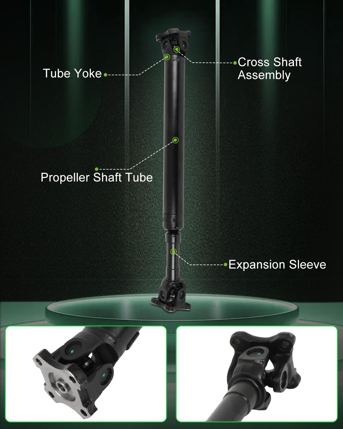 Scitoo?39.625''?Steel Rear Driveshaft Assembly Drive Shaft Prop Shaft For Jeep Commander 2006-2010,For Jeep Grand Cherokee 2005-