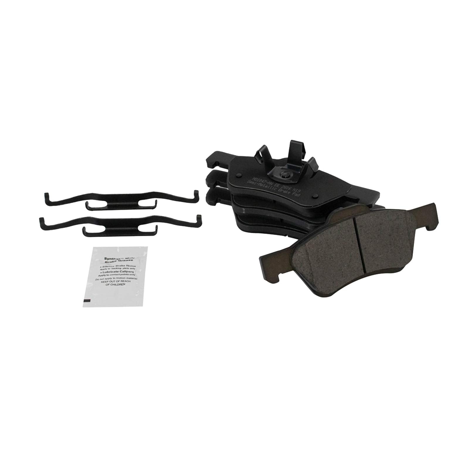 Trq Front Brake Pad & Rotor Kit Brake Pads Brake Rotor Semi-Metallic Premium G-Coated Compatible With 2005-2012 Ford Escape 2005