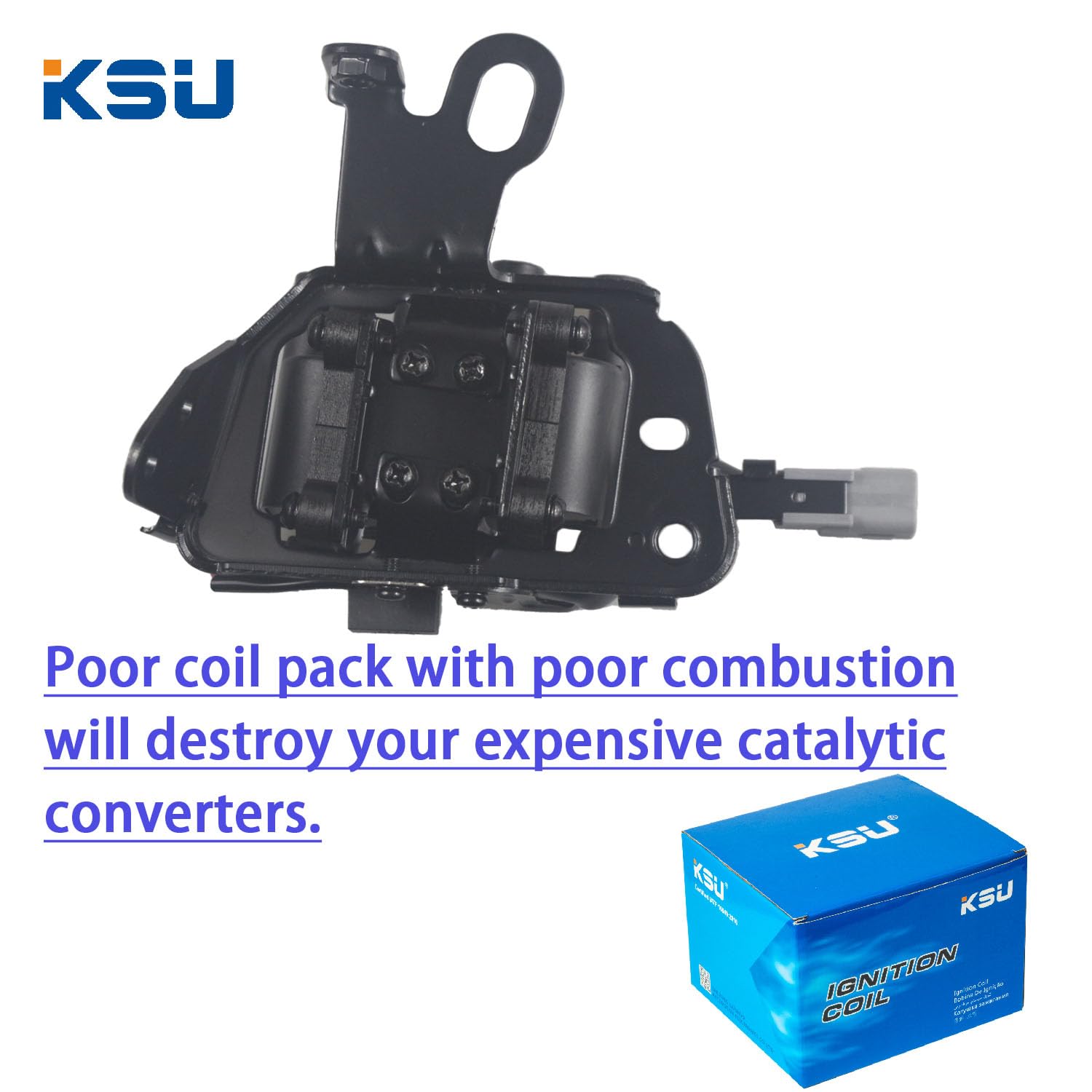 KSU coil pack for Elantra 2.0L L4 2003 2004 2005 2006 2007 2008 2009 2010 2011 2012 uf419