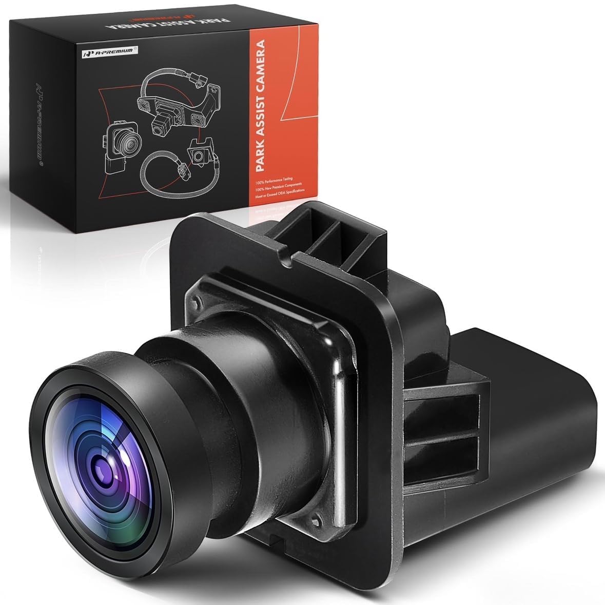 A-Premium Rear View Backup Camera - Compatible With Ford F150 (2012-2014), Lincoln Mark Lt (2012-2014) - Replaces Part# Bl3Z-19G