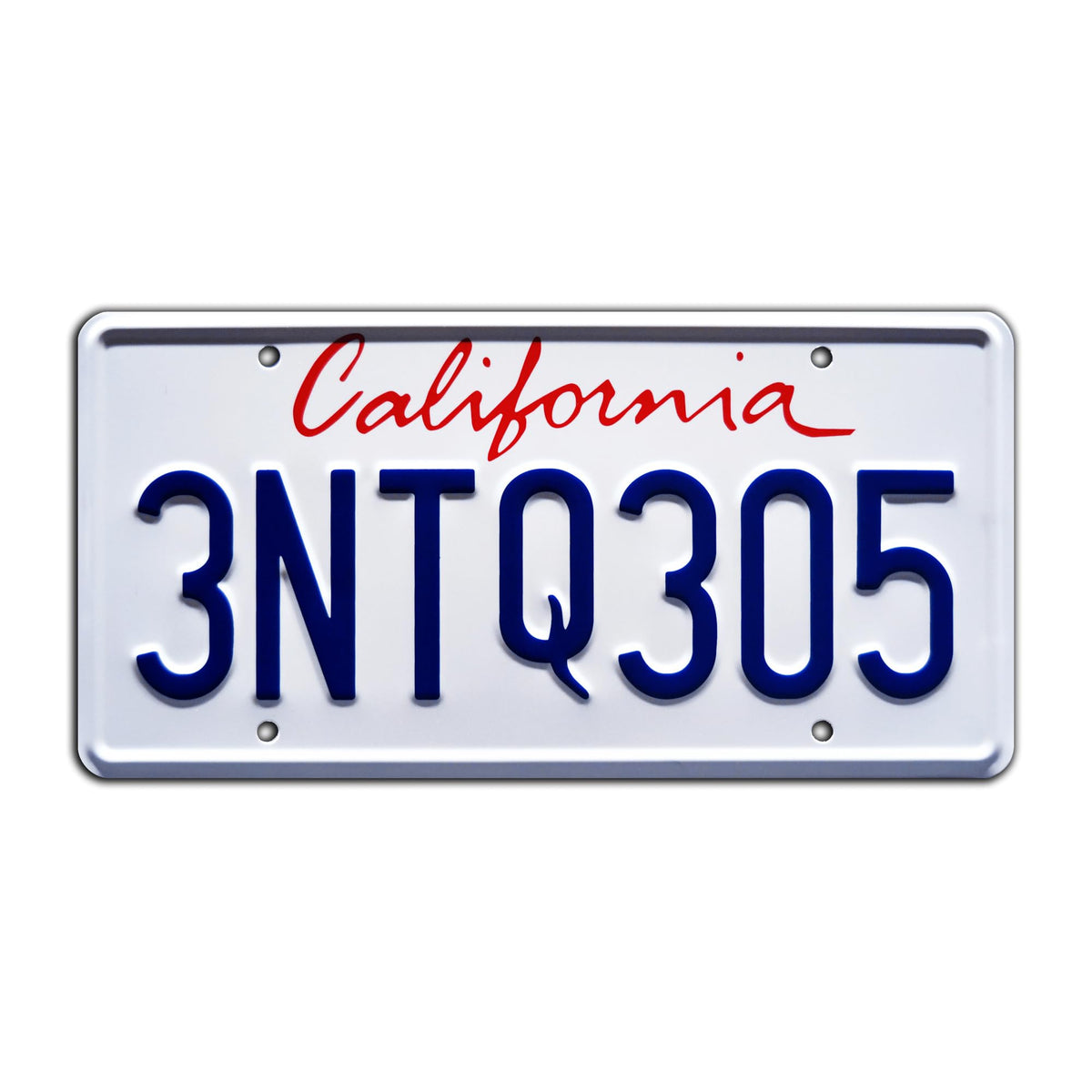 The Fast And The Furious  3Ntq305  Stamped License Plate