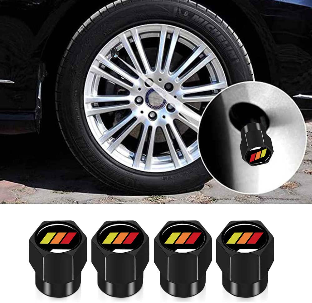 4Pcs Metal Aluminum Alloy Car Tire Valve Stem Caps Cover for Toyota Tacoma 4Runner Tundra Rav4 Highlander Accessories for Men Wo