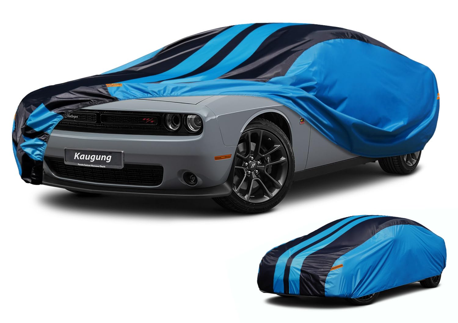 Kaugung Car Cover Waterproof Custom Fit Dodge Challenger(2008-2025), Full Exterior Cover For Automobiles Lightweight Resistant O