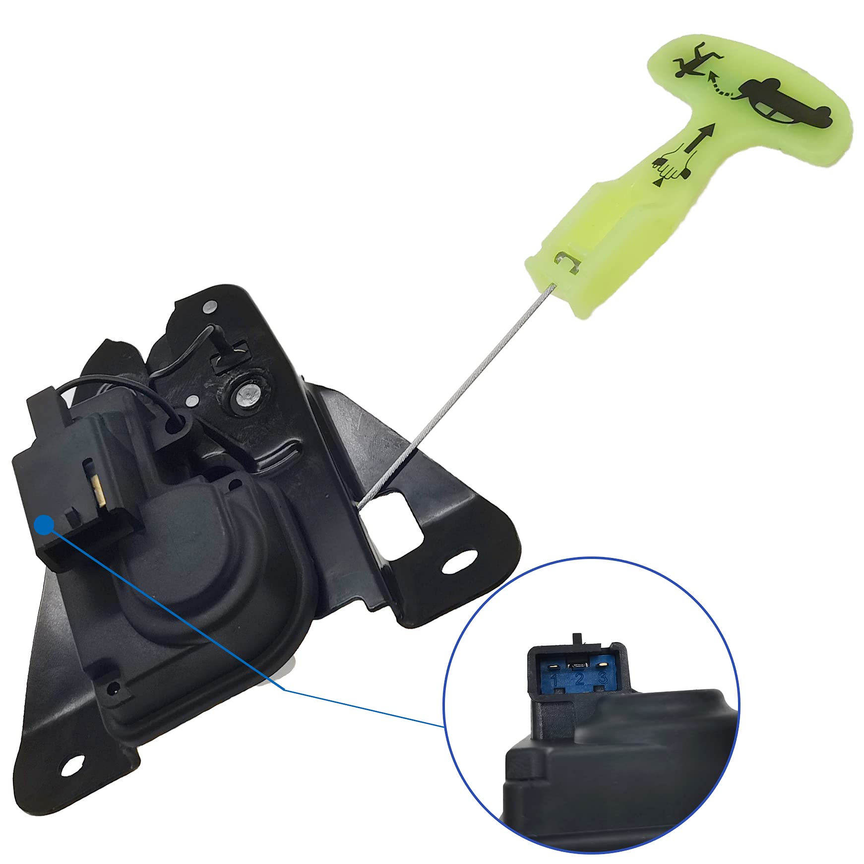 Sfyauto Tailgate Lock Trunk Latch Actuator 931-714 5056244Aa 5056244Ab Compatible With Dodge Charger Challenger Avenger Dart Chrysler 300 200