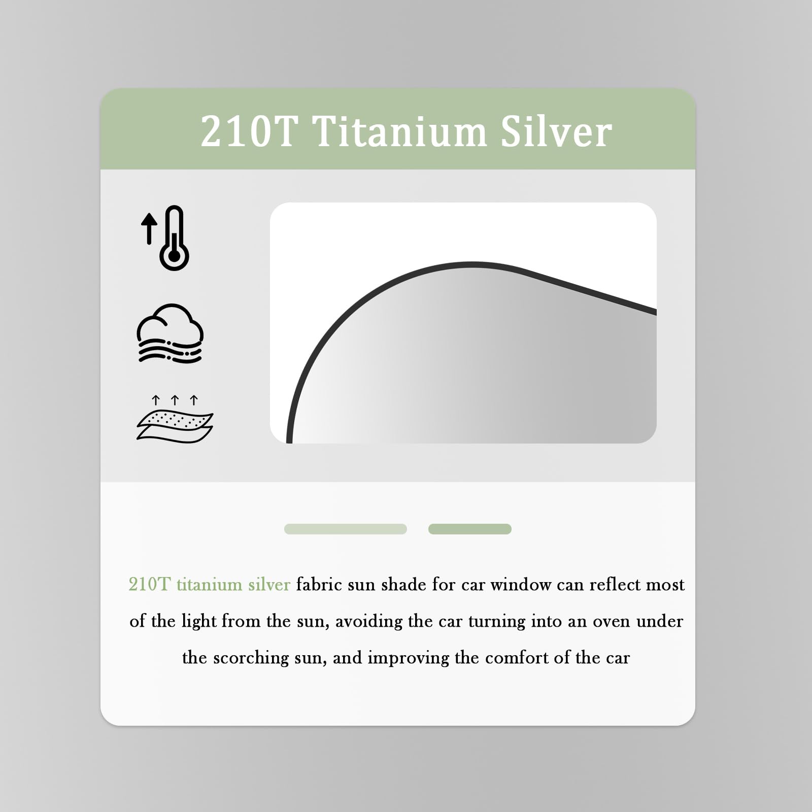 39.37 * 19.76'' Car Shades for Back Windows Baby,Sun Protection & Heat Blocking Back Window Sun Shades for Cars with 6 Suction C