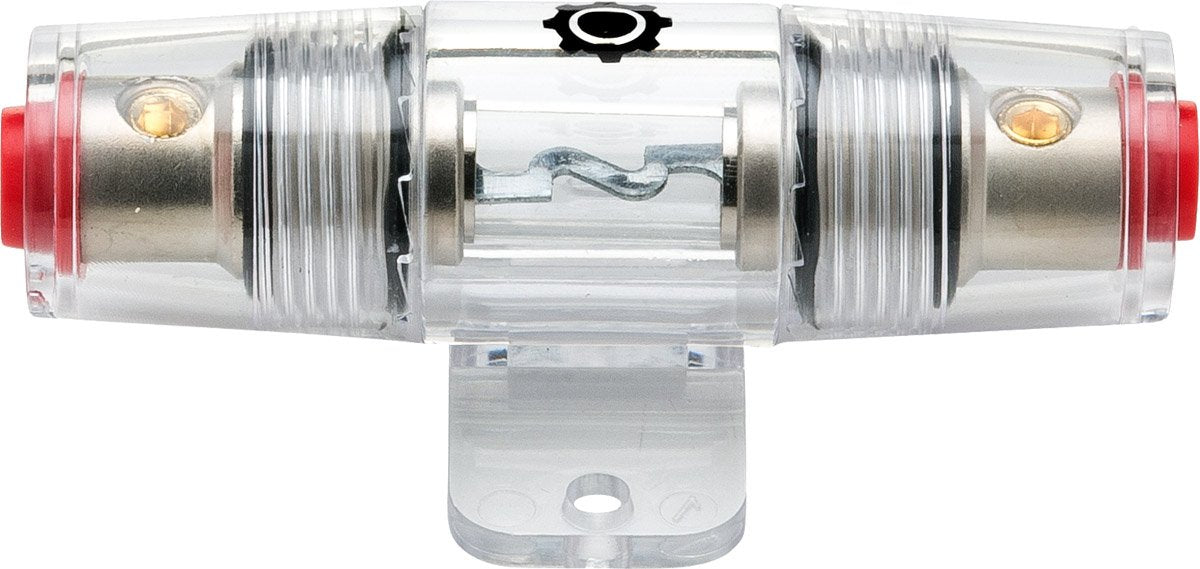 InstallGear In-Line AGU Fuse Holder | 80 Amp AGU Fuse | for 8 or 10 Gauge Wire