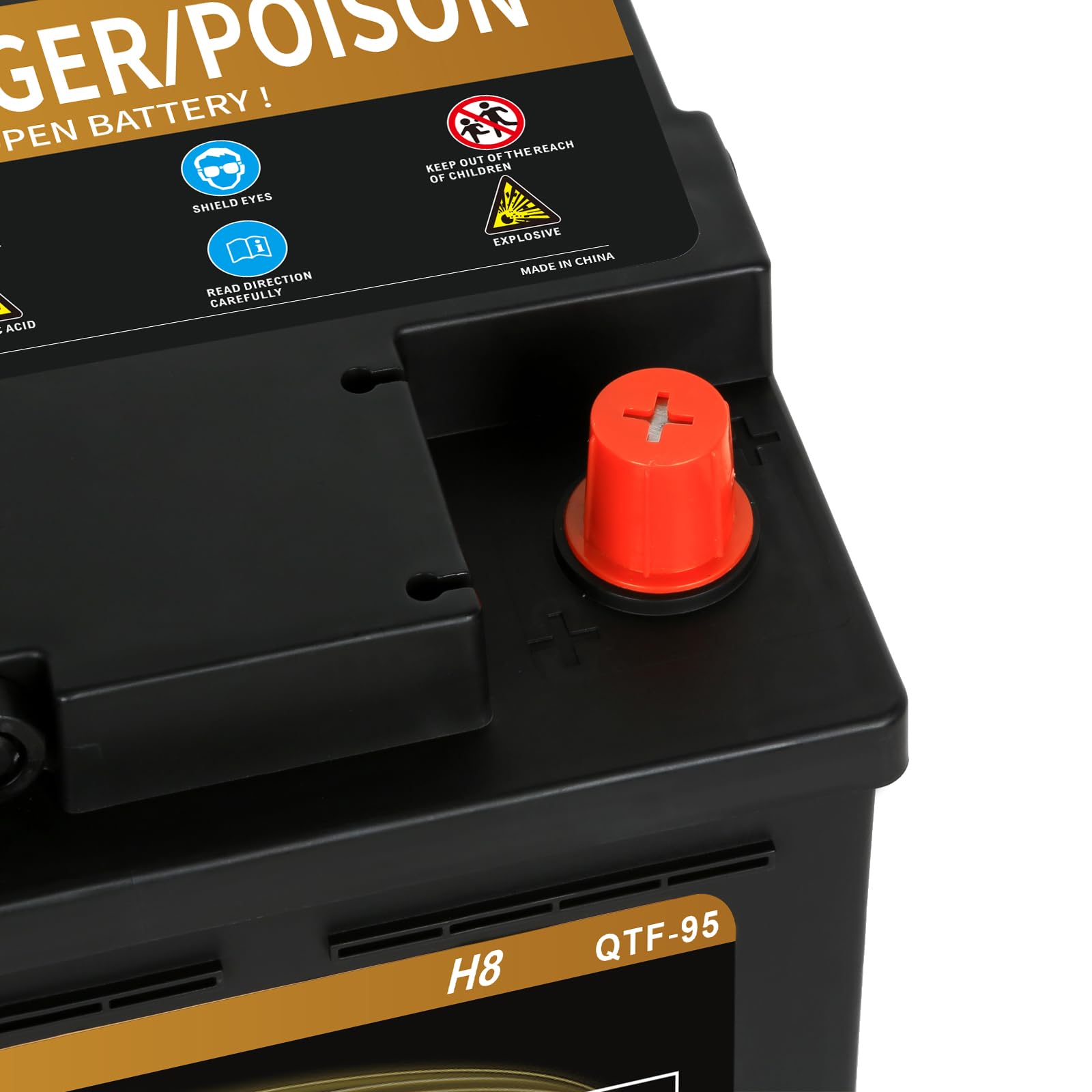 Weize Platinum Agm Battery Bci Group 49-12V 95Ah H8 Size 49 Automotive Battery, 160Rc, 900Cca, 36 Months Warranty