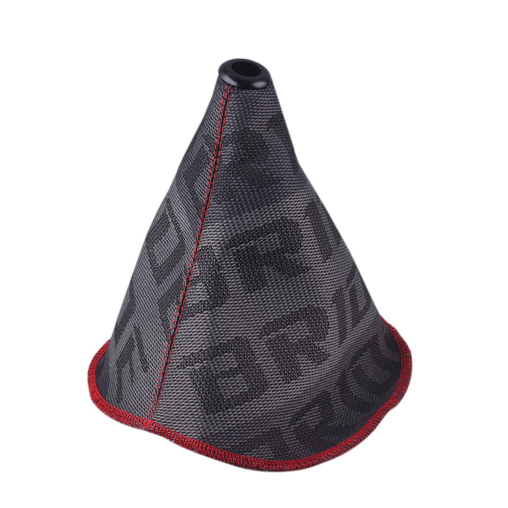 Universal Shift Boot Cover,Fabric Shifter Manual/Auto Shift Knob Boot Dust Cover