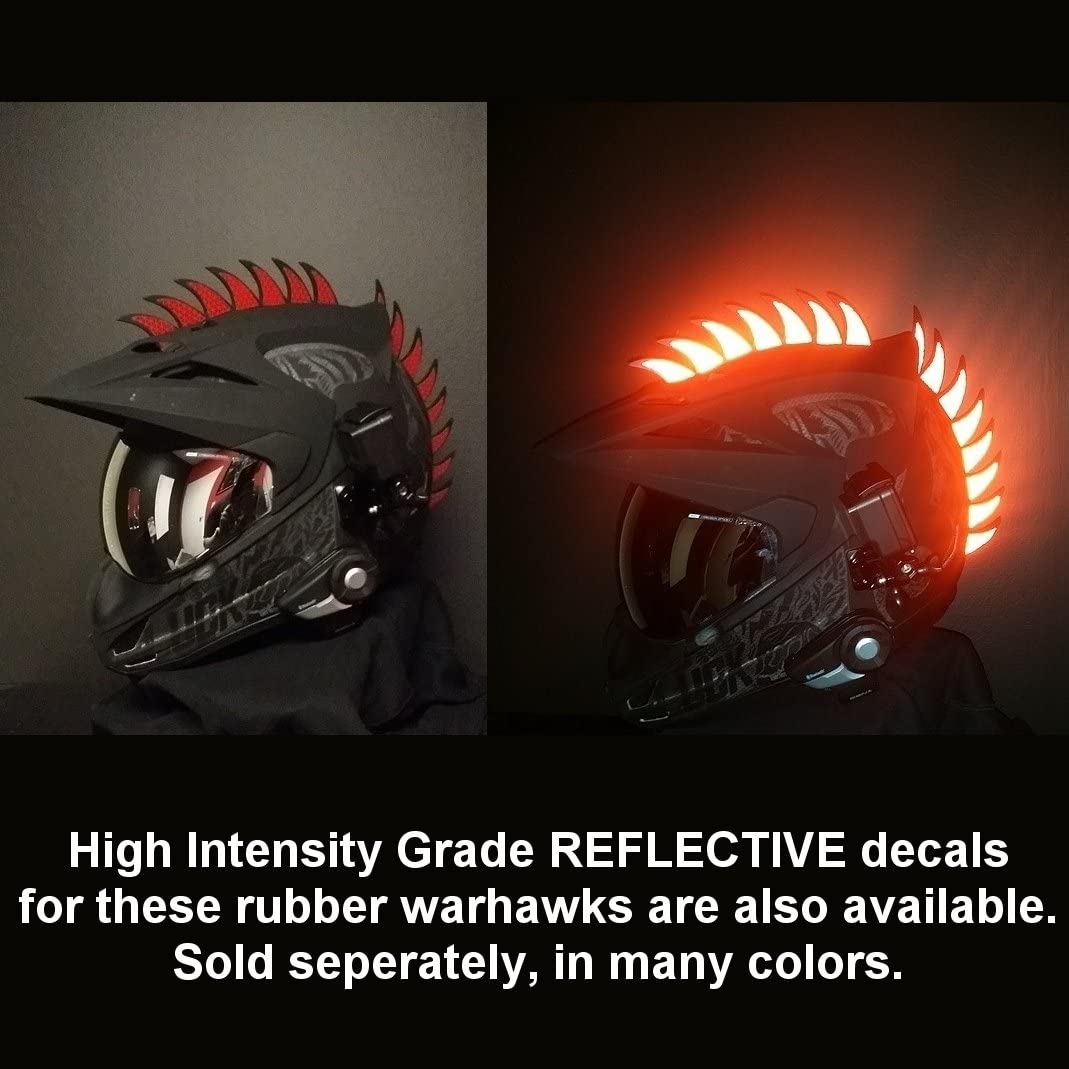 Customtaylor33 Warhawk/Mohawk Rubber Saw Blade Helmet Accessory Piece (Helmet Not Included)