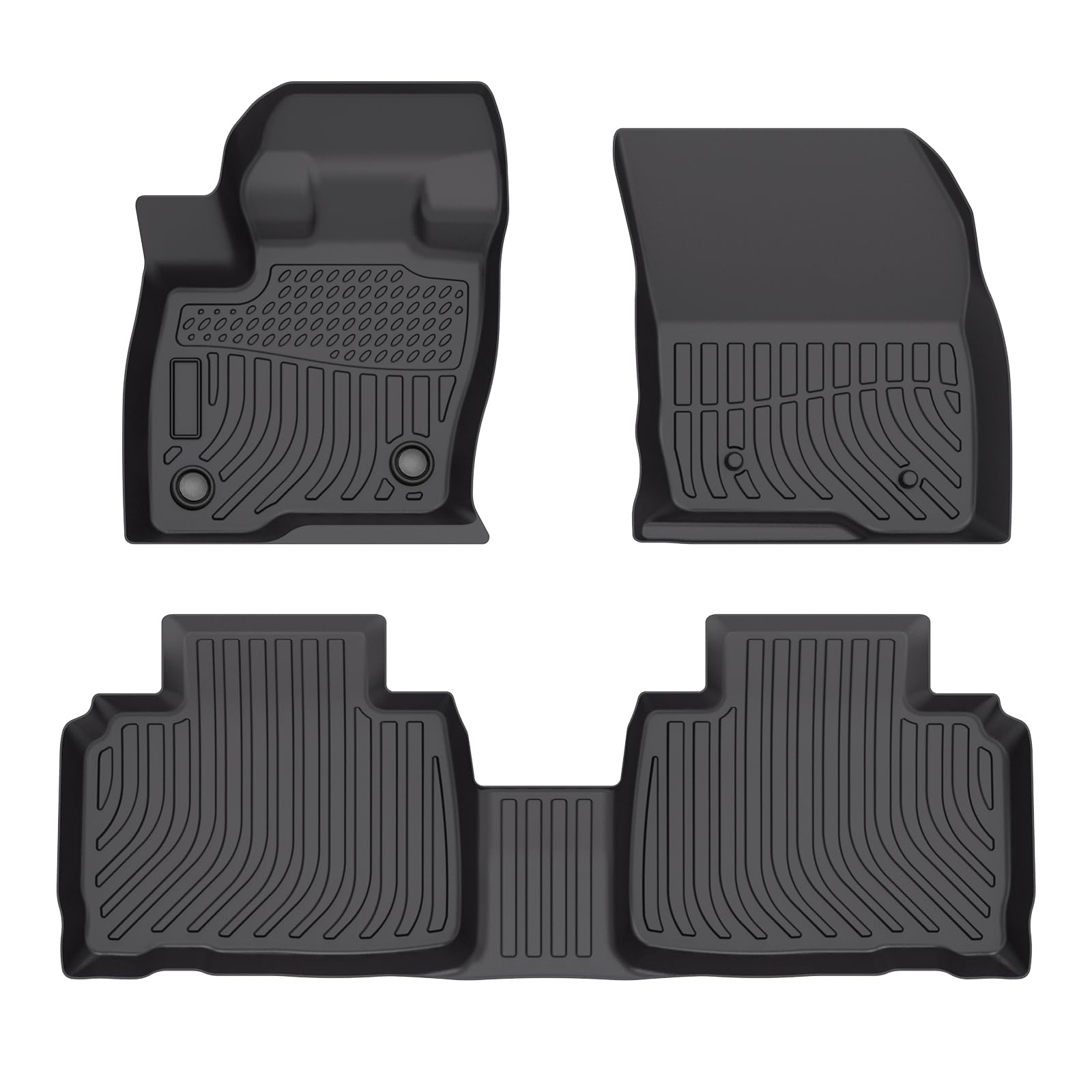 Cartist Custom Fit For Floor Mats Ford Edge 2015-2024 & Ford Edge St 2019-2024 & Lincoln Nautilus 2019-2024 All Weather Floor Li