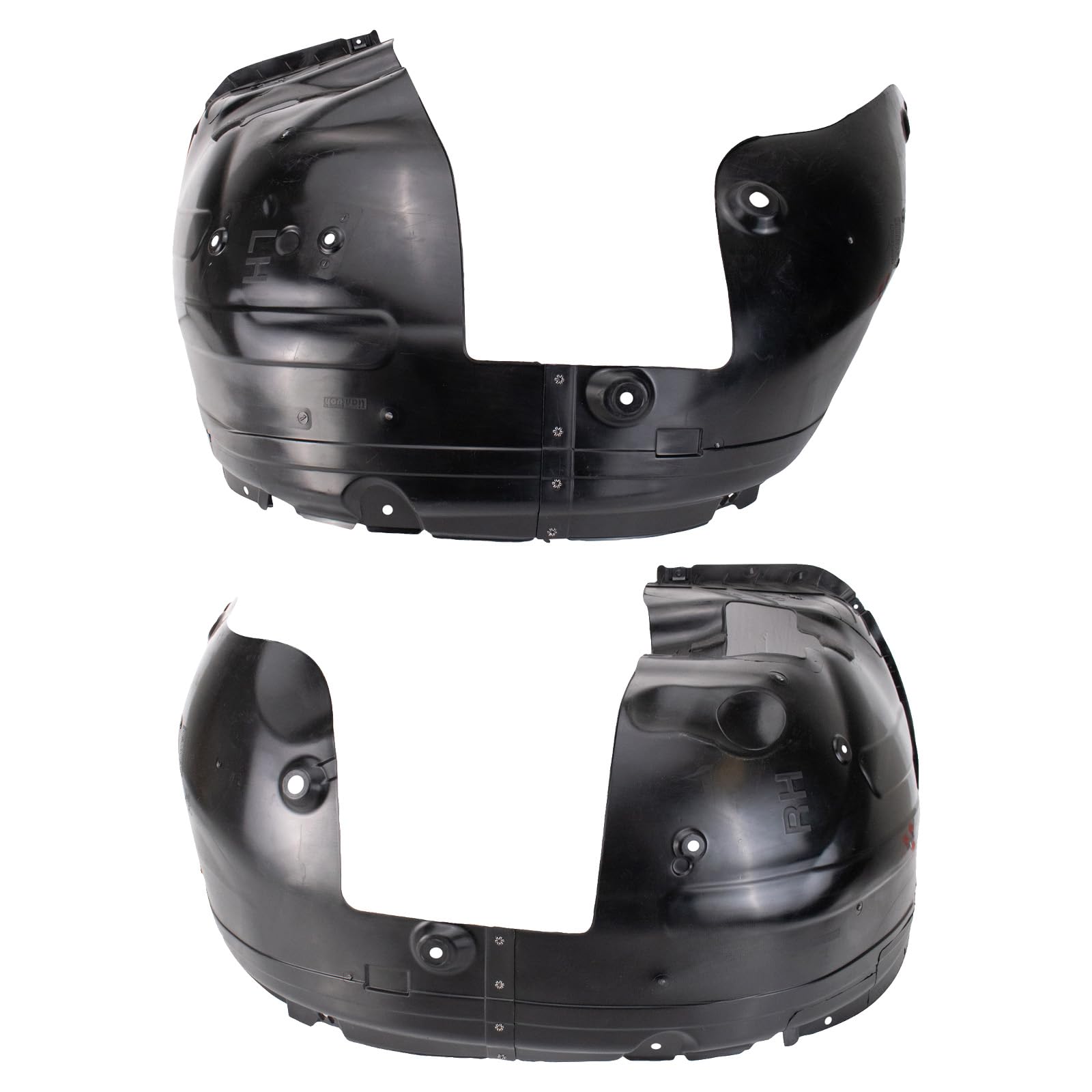 Trq Front Inner Fender Liner Set Compatible With 2016-2018 Kia Sorento Ki1248142 Ki1249142