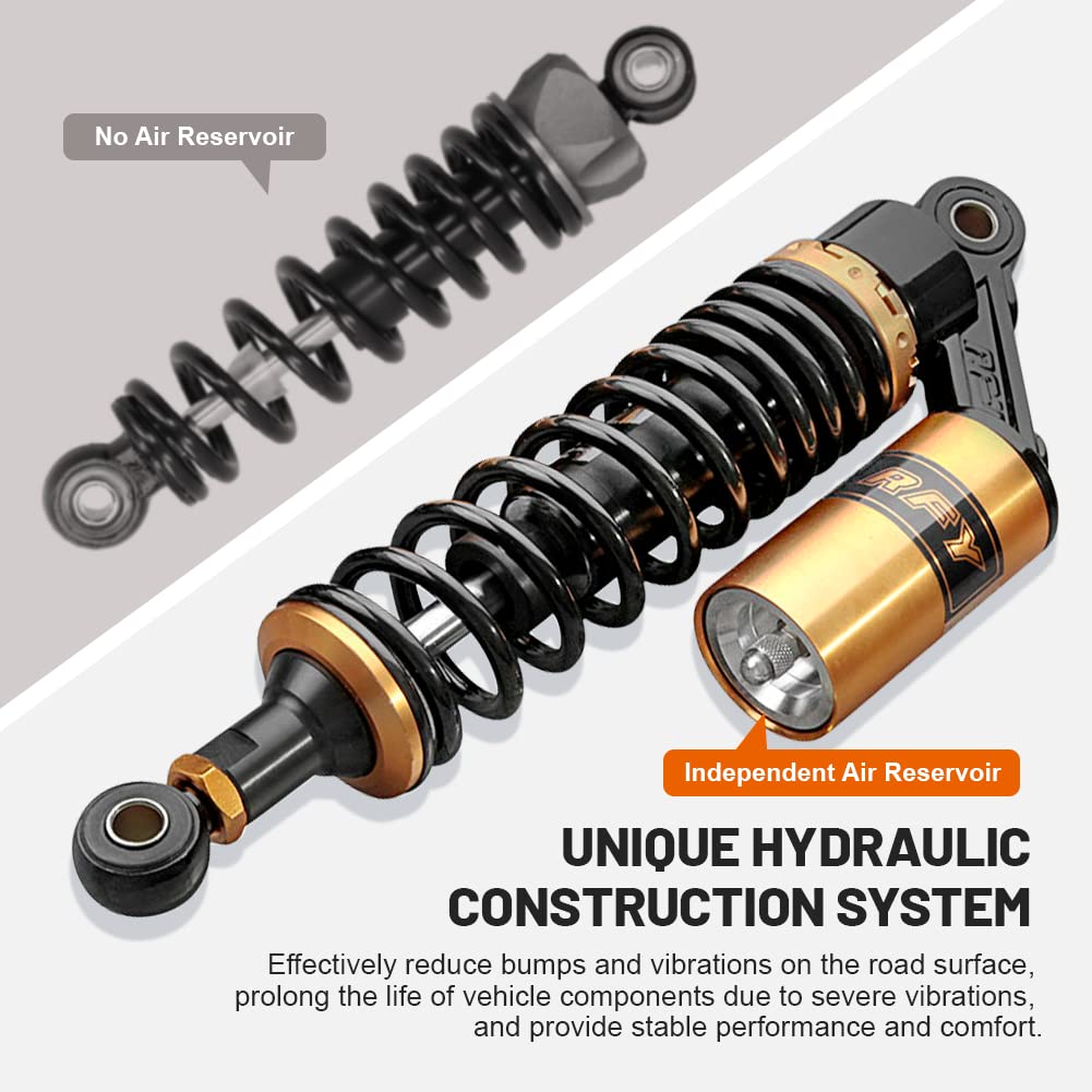 Gzyf Pair 320Mm Universal Motorcycle Rear Air Shock Absorbers Fit For Honda For Suzuki For Kawasaki For Yamaha Atv Go Kart Quad