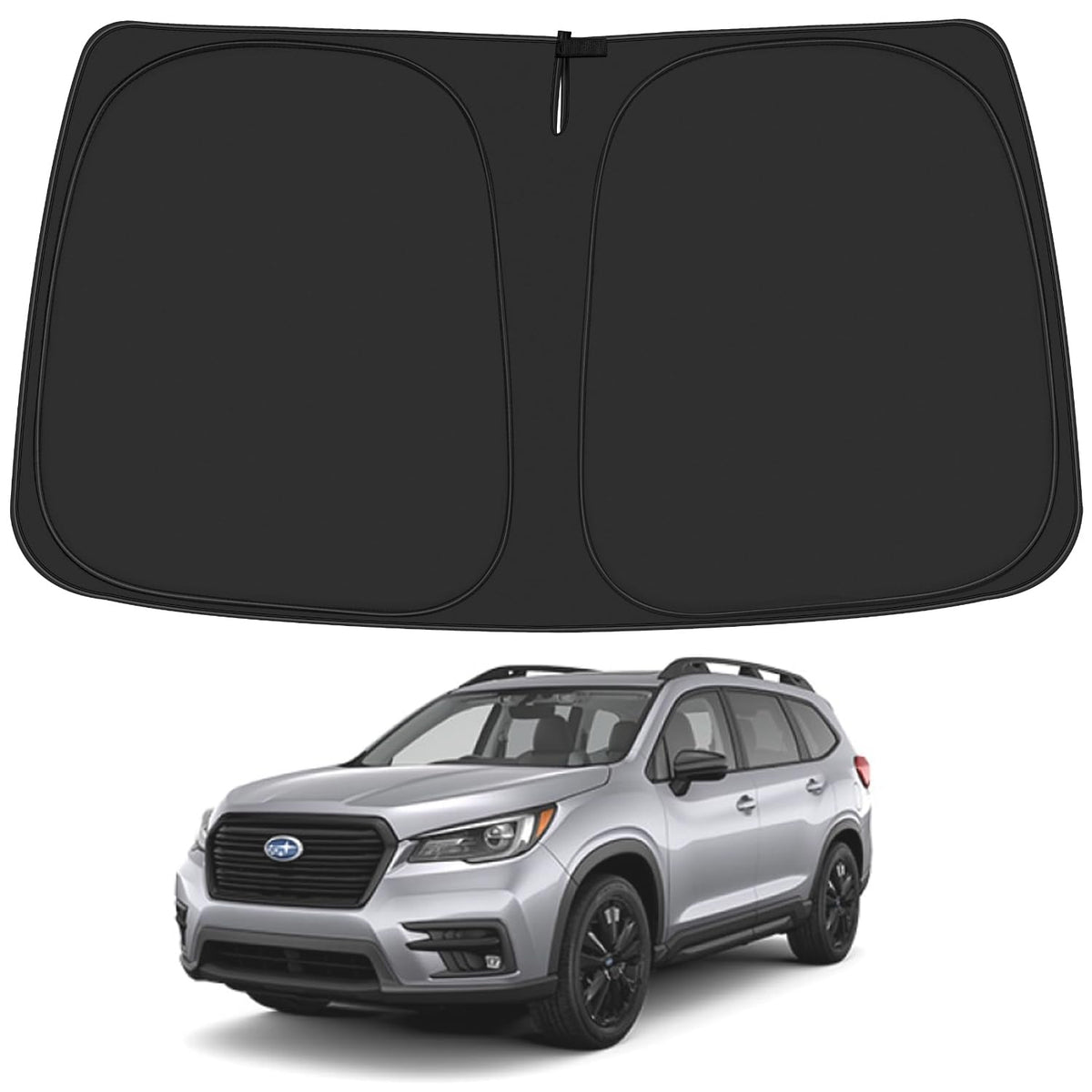 ULROLIT Windshield Sun Shade for 2019-2025 Subaru Ascent Accessories, Foldable Window Sunshade Sun Visor Protector, Front Windsh