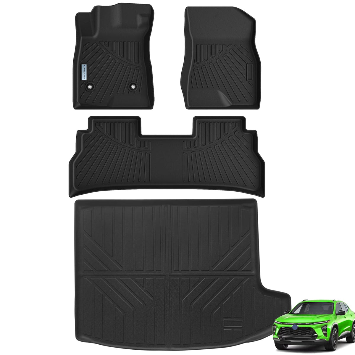 Sanban-Axe Floor Mats & Cargo Liner For 2024 Chevrolet Chevy Trax