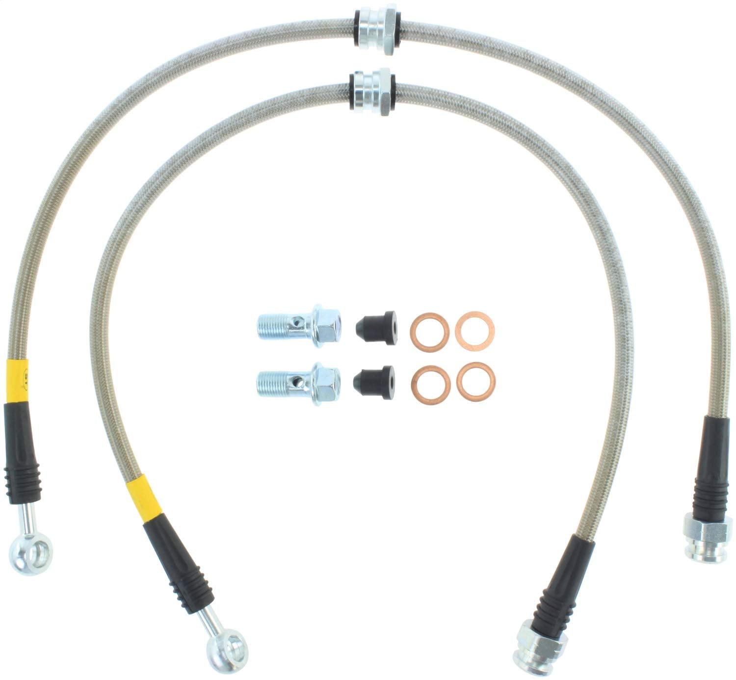 Stoptech (950.46006) Brake Line Kit, Stainless Steel