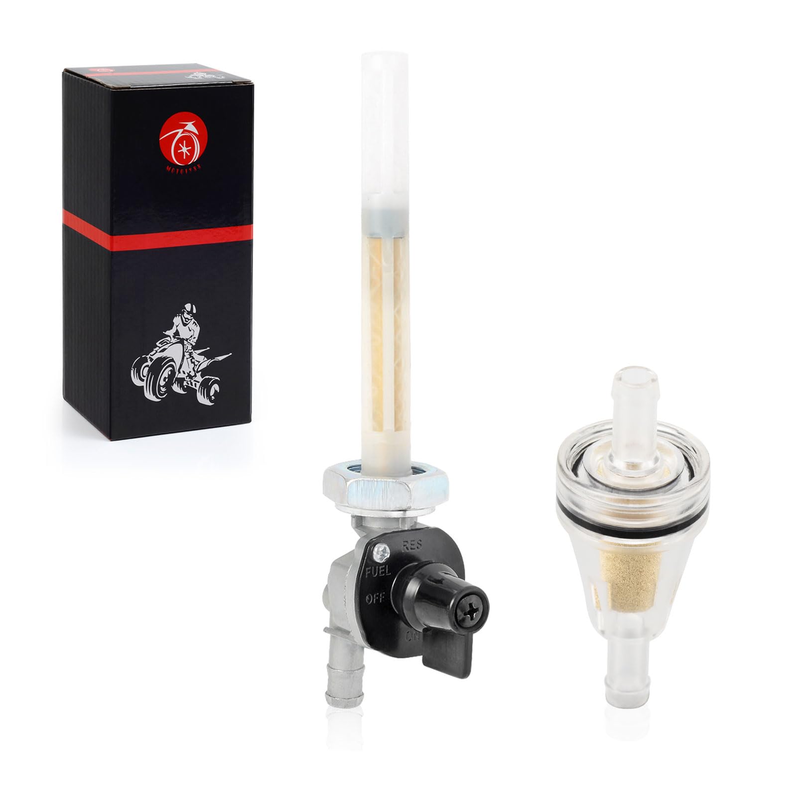 16950-Mah-023 Fuel Gas Valve Petcock Fuel Filter For Honda 1100 Shadow 1100 Shadow Ace 1100 Aero 1100 Sabre 1100 Spirit 1100 Vt1