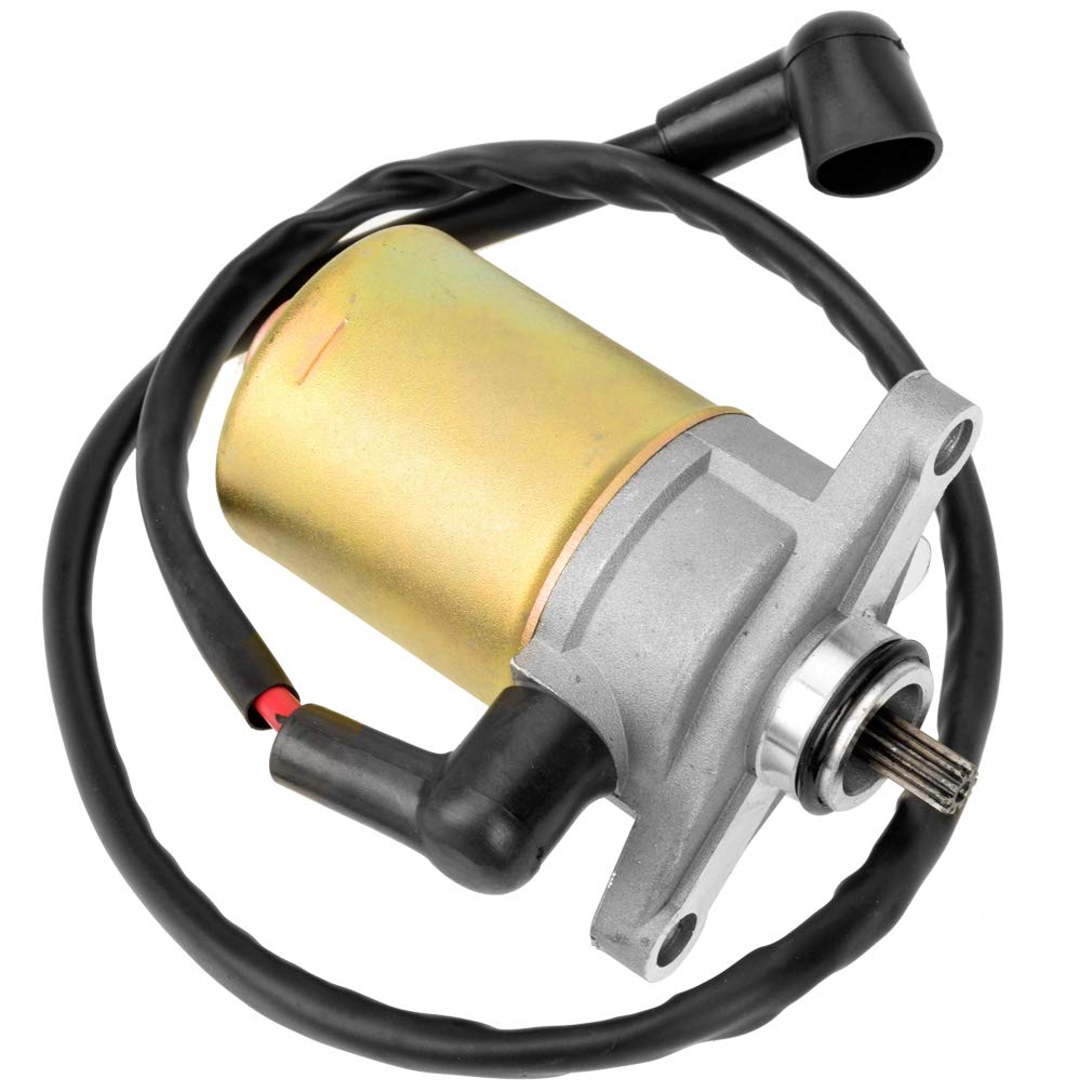 Hiaors 10 Teeth Starter Motor For Tao Tao Jonway Sunl Roketa Baja Peace Sports Gy6 47Cc 49Cc 50Cc Chinese 4-Stroke Qmb139 Engine Scooter Moped Parts